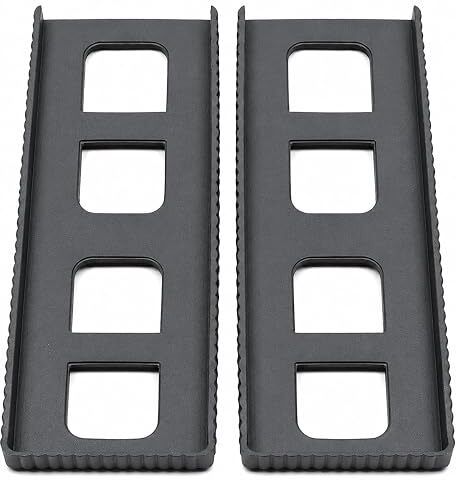 Floor Protector Tray for Steel Almari, Bero & Beeruva | 1 Set (2 Pieces) Plastic Kitchen Trolley-image-48