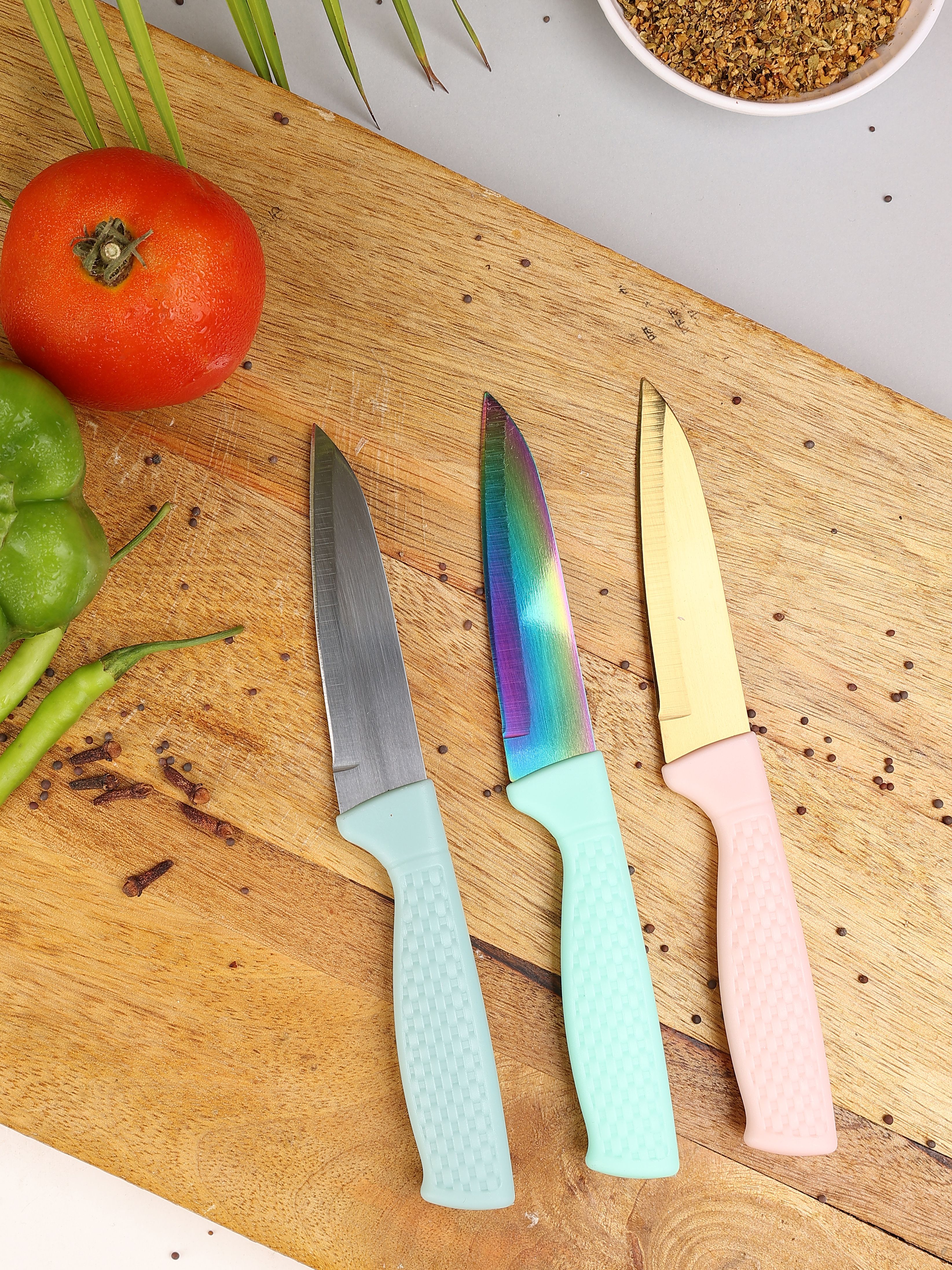 AVMART Stainless Steel Kitchen Knife Set, Professional Chef Knife Pack of 3 Multi Tool-picture-36