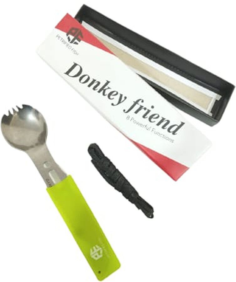 CAMPSOR Donkey Friend Plastic SPOON MULTI KNIFE TK-4718 Knife-image-1