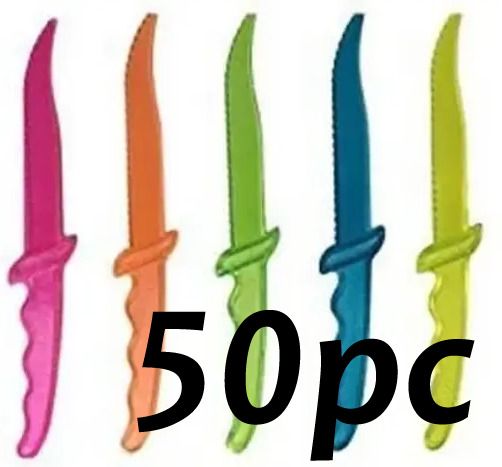 Nest Glory Plastic Knife Set Beautiful Cake Cutting Knife For Birthday Party Knife