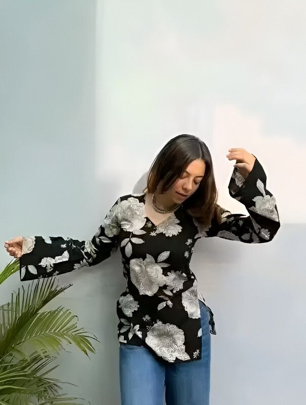 Women Printed Viscose Rayon Straight Kurta-image-28