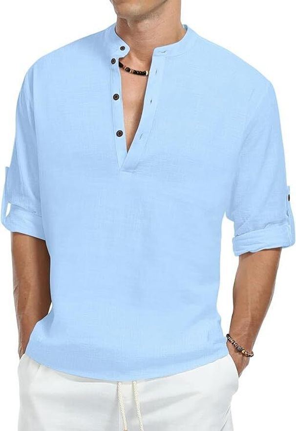 amritenterprise Solid Cotton Blend Straight Kurta for Men-picture-29