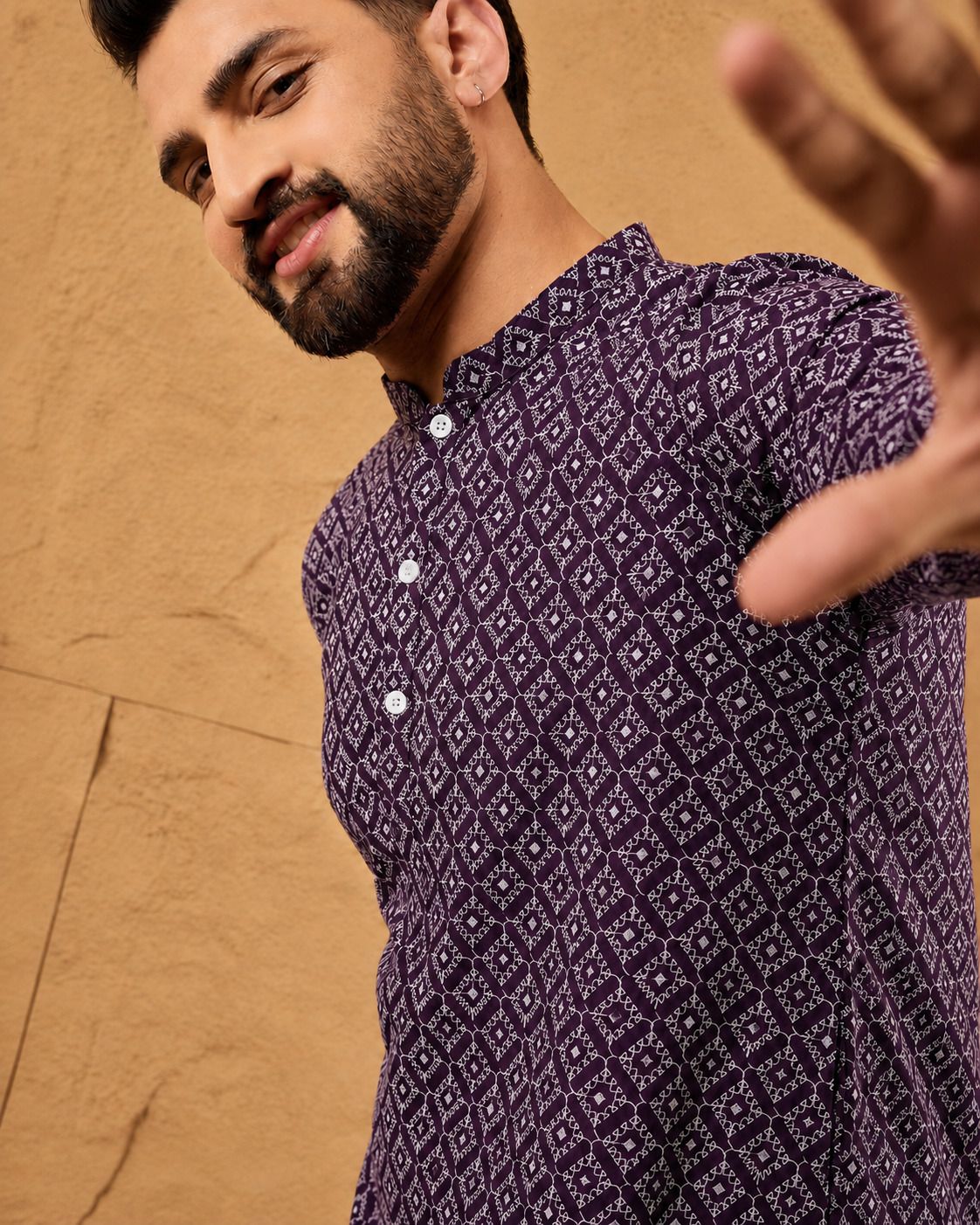 cellux Men Cotton Rayon Kurta Pyjama Set-picture-26
