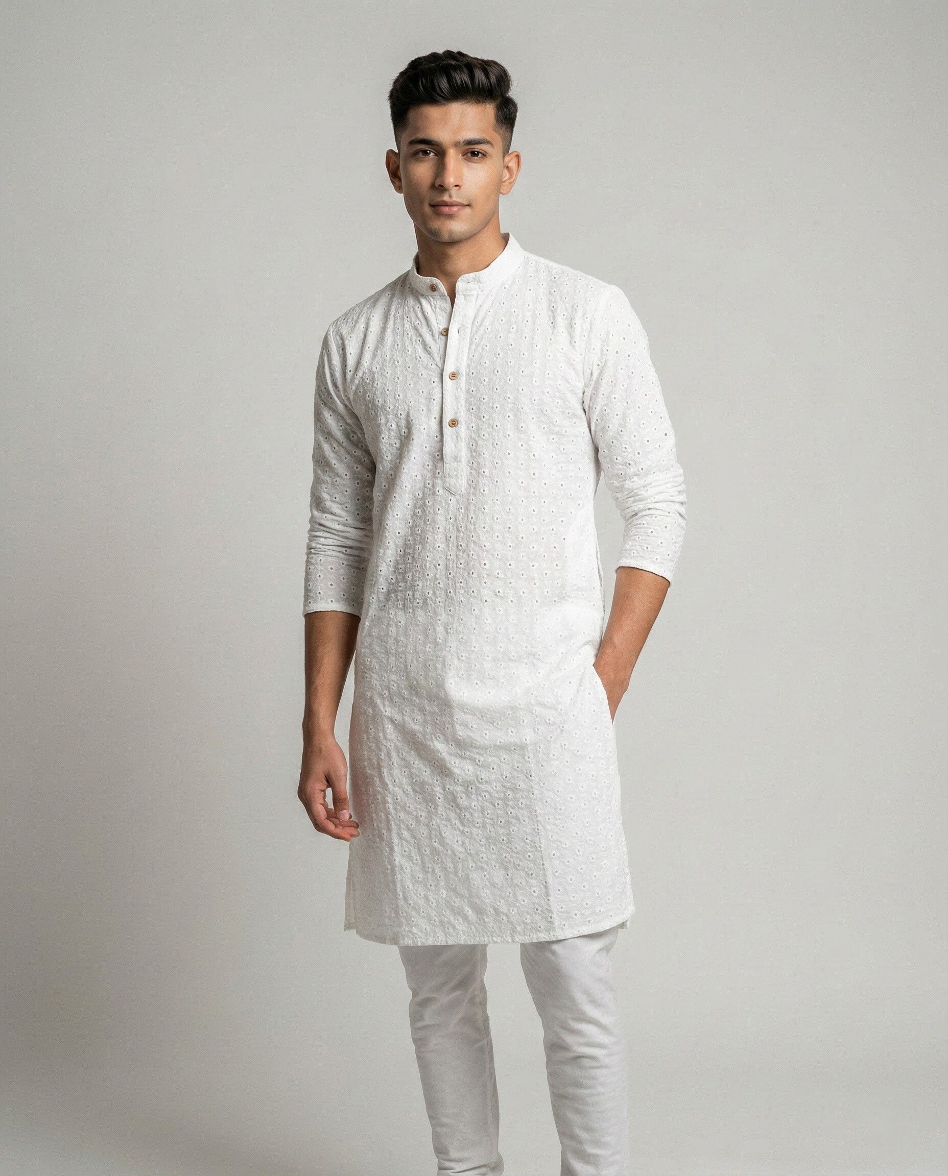 jilani traders Men Viscose Rayon Kurta Pyjama Set-picture-38