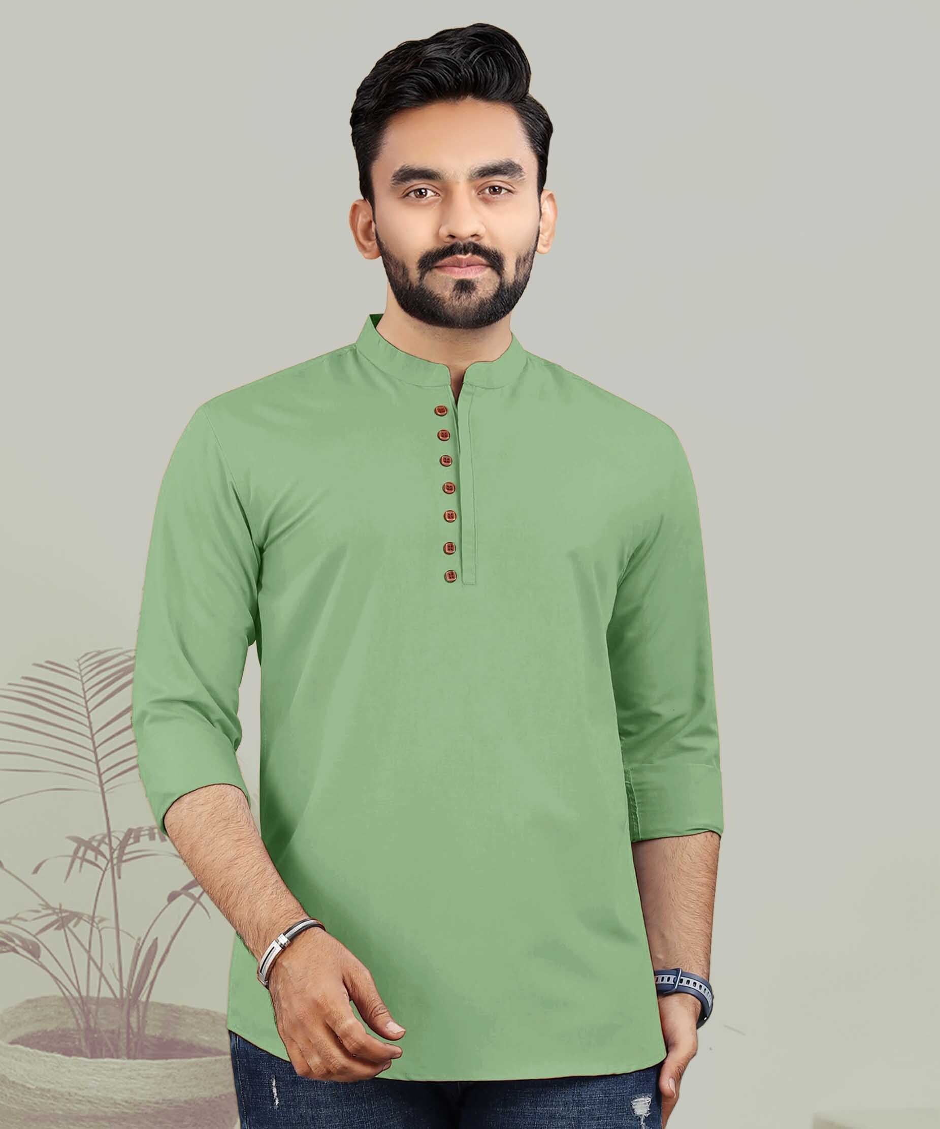 svatantra Solid Pure Cotton Straight Kurta for Men-picture-31