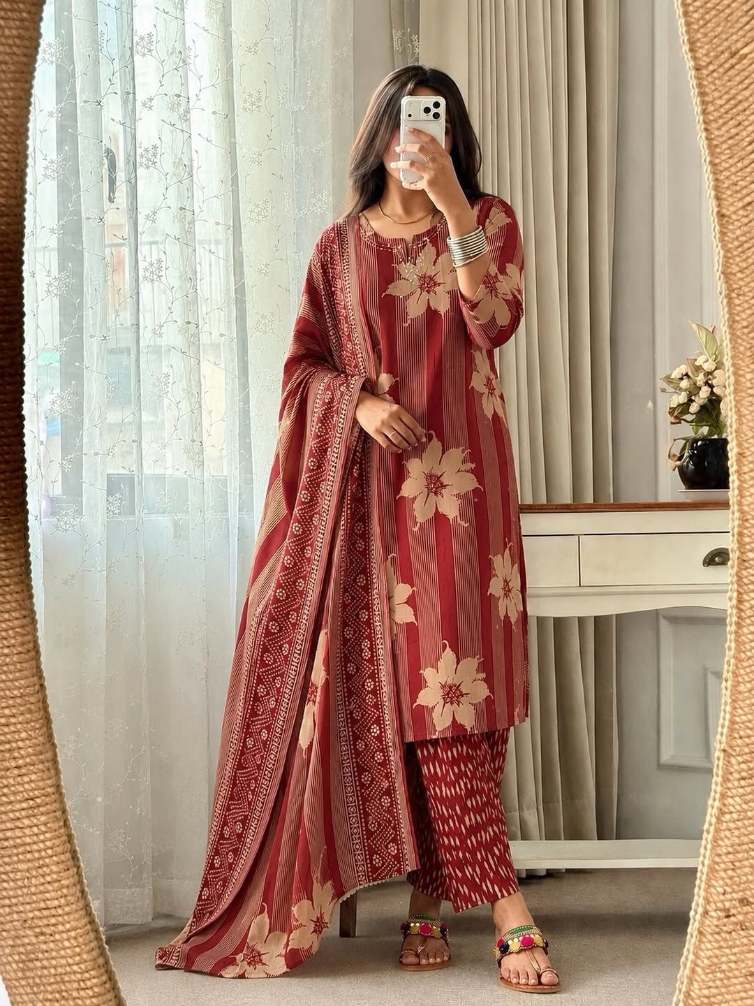 rr store Women Clothing Printed Suit-picture-31