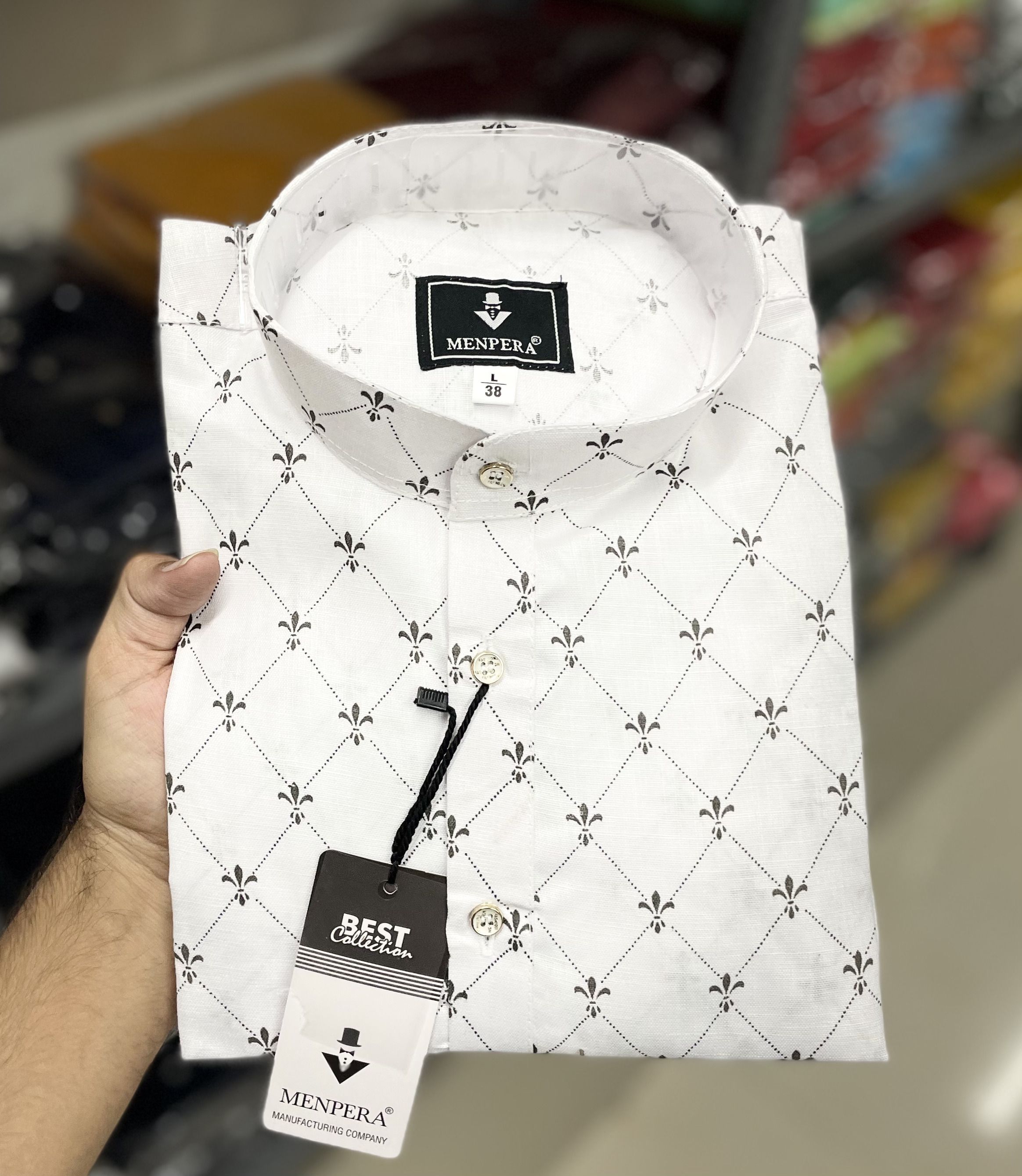 anrex Men Cotton Blend Kurta Pyjama Set-picture-21
