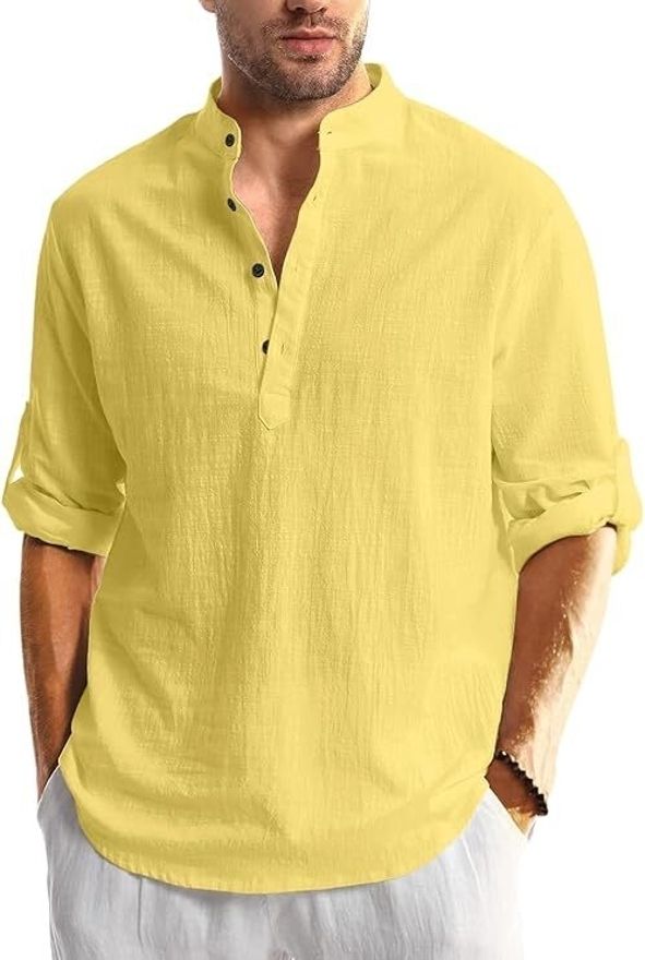 Solid Pure Cotton Straight Kurta for Men-image-9