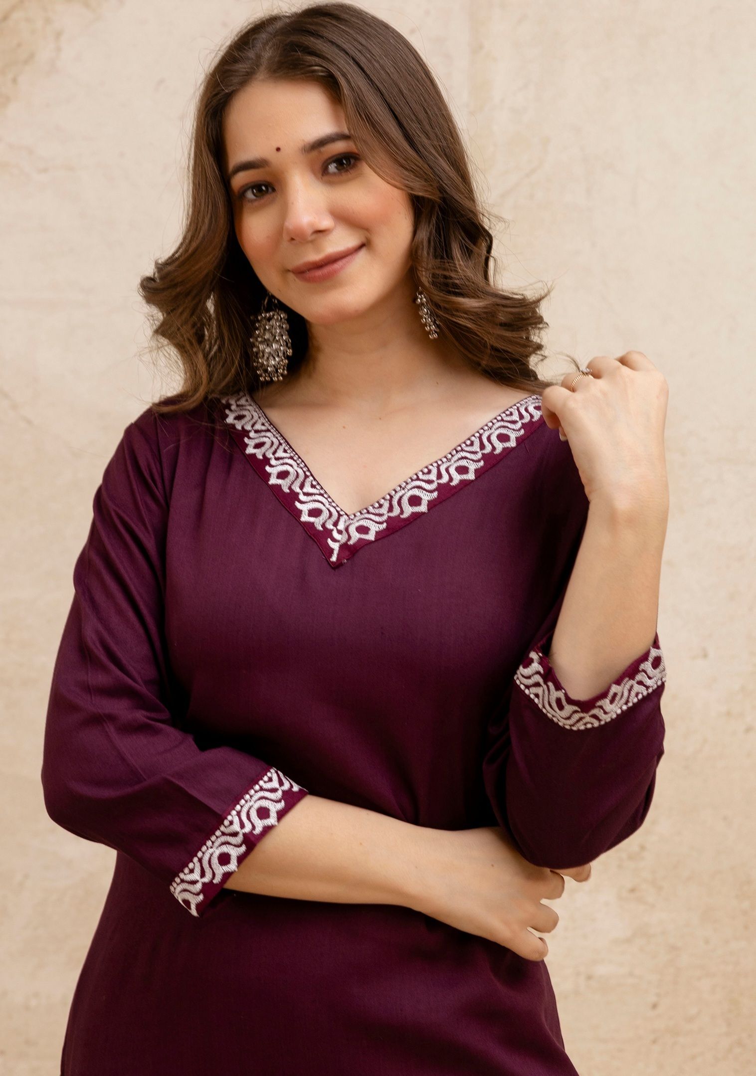 Women Embroidered Viscose Rayon Straight Kurta-image-46