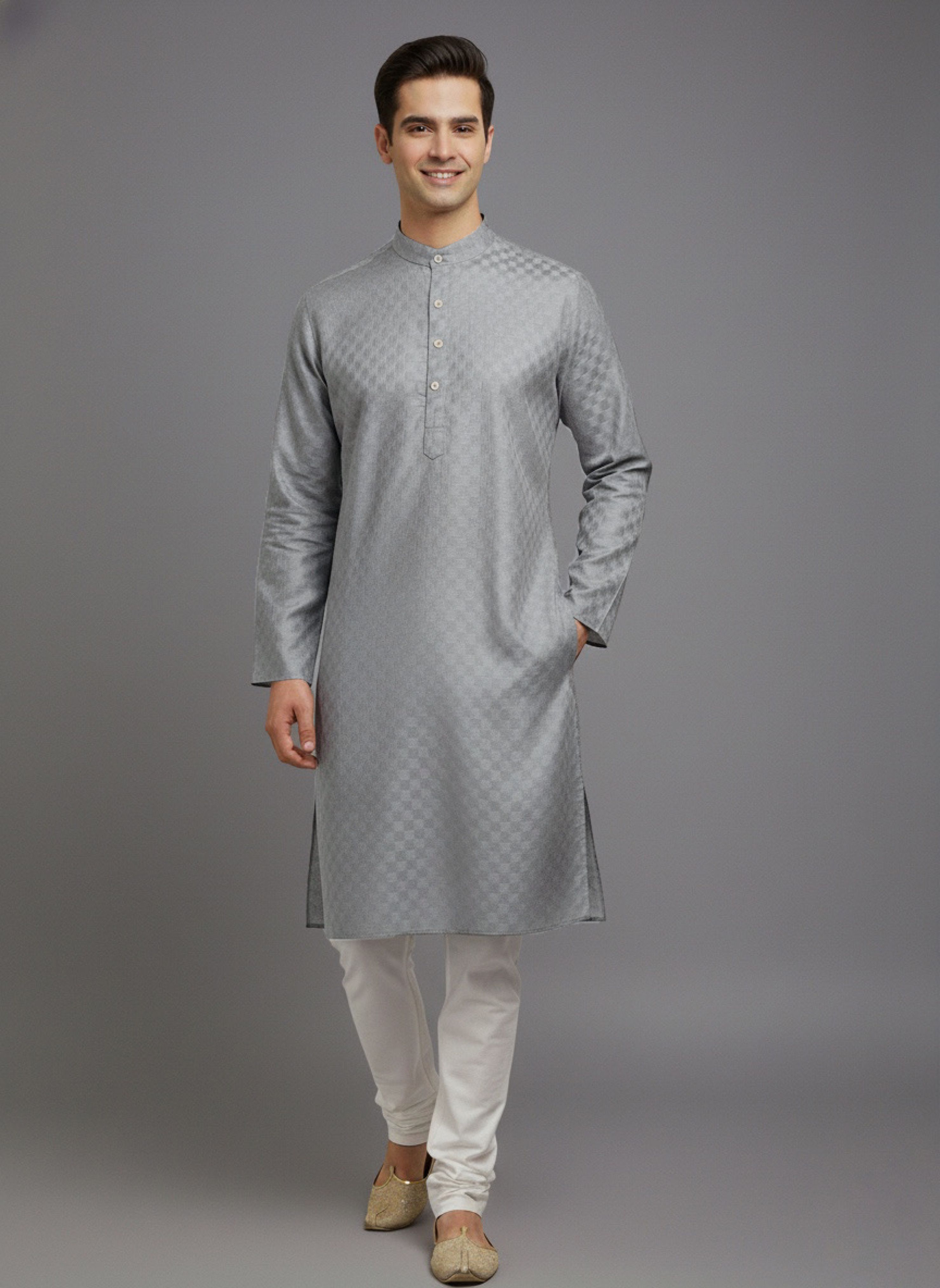 tibra collection Men Cotton Blend Kurta Pyjama Set-picture-12
