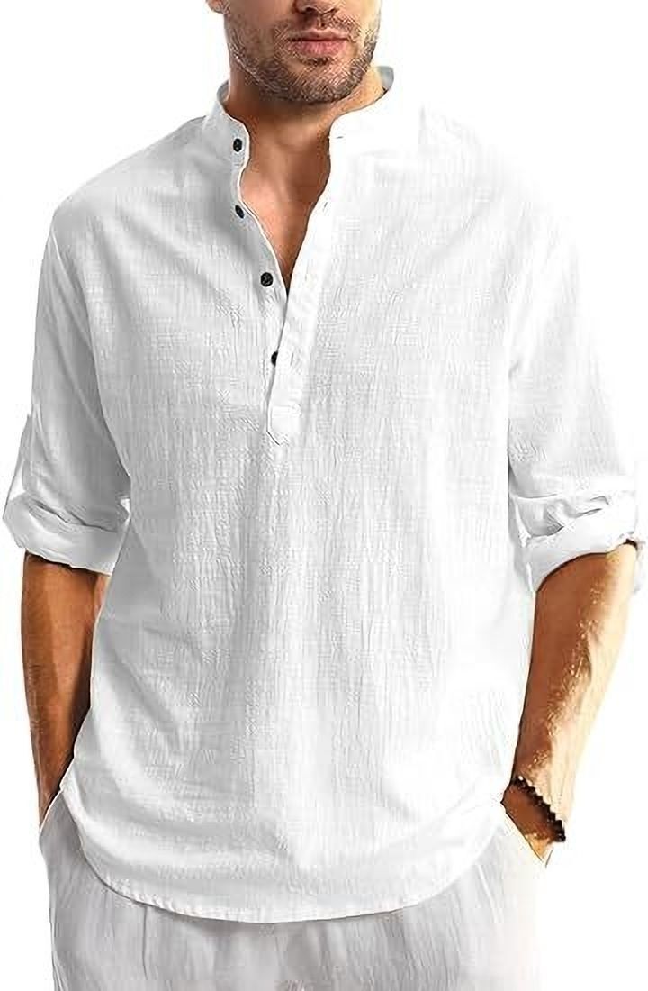 Solid Pure Cotton Straight Kurta for Men-image-32