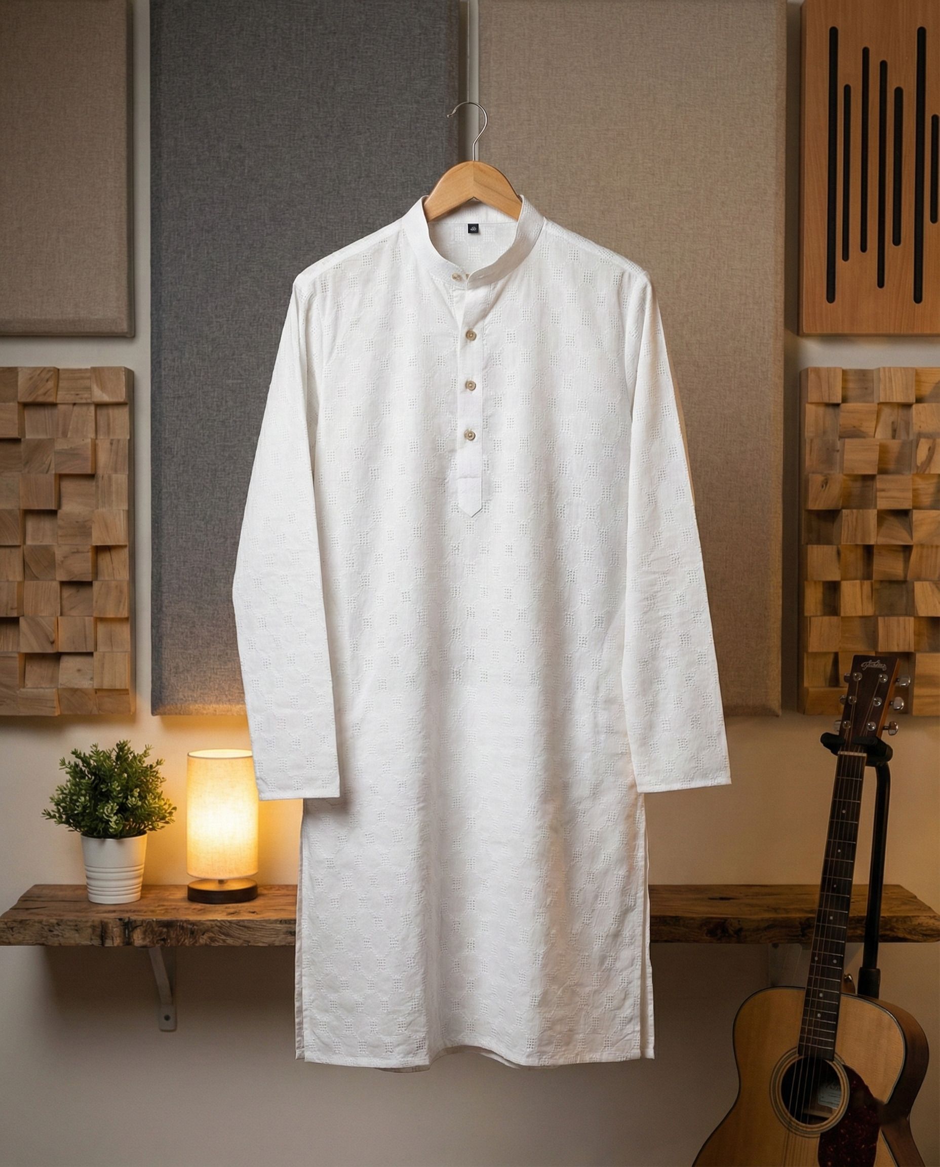 jilani traders Men Cotton Blend Kurta Pyjama Set-picture-34