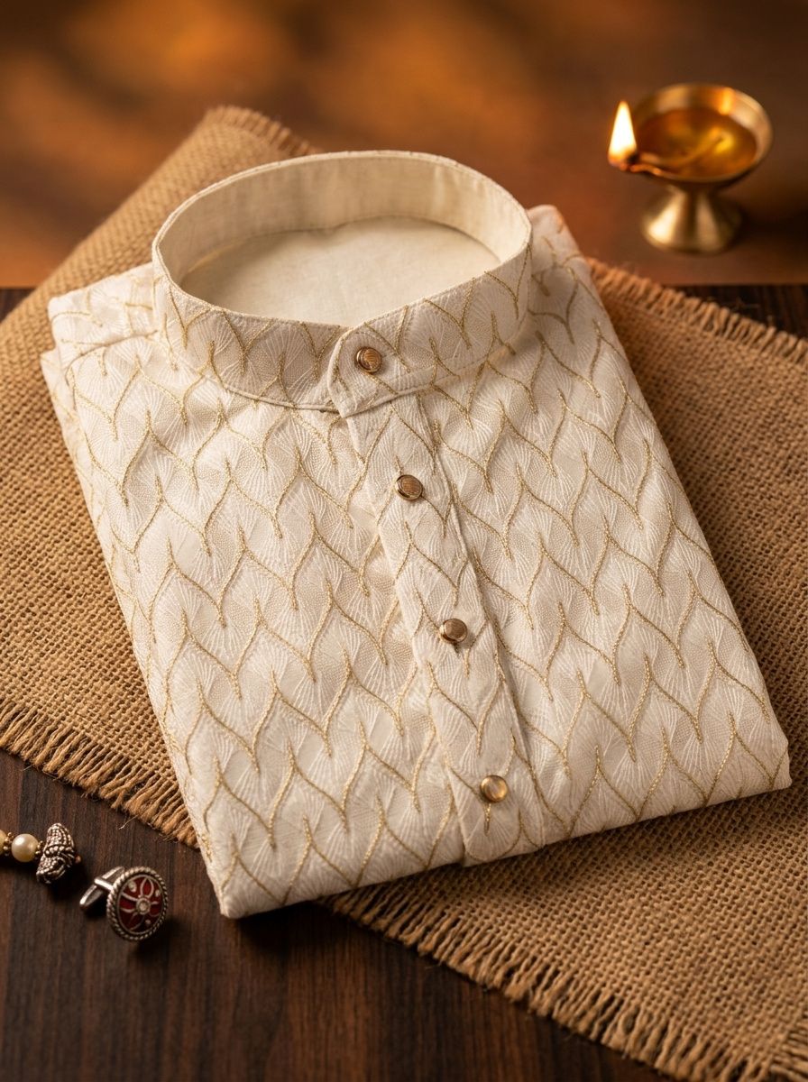 bdivine Men Cotton Rayon Kurta Pyjama Set-picture-25
