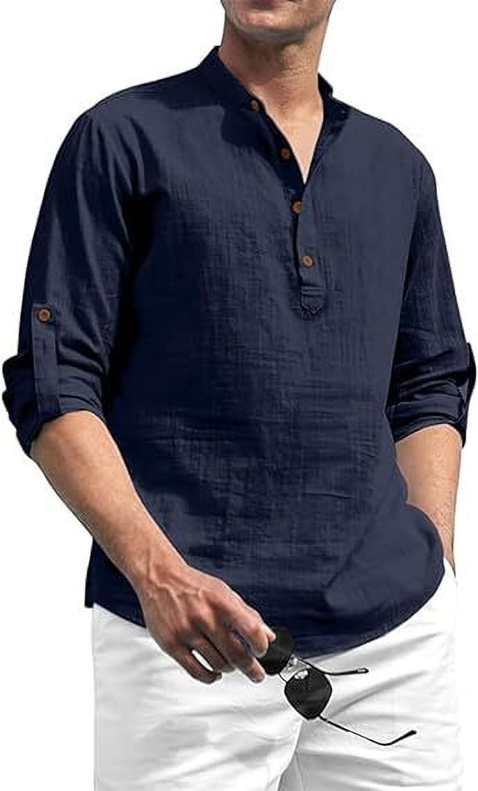 amritenterprise Solid Cotton Blend Straight Kurta for Men-picture-48