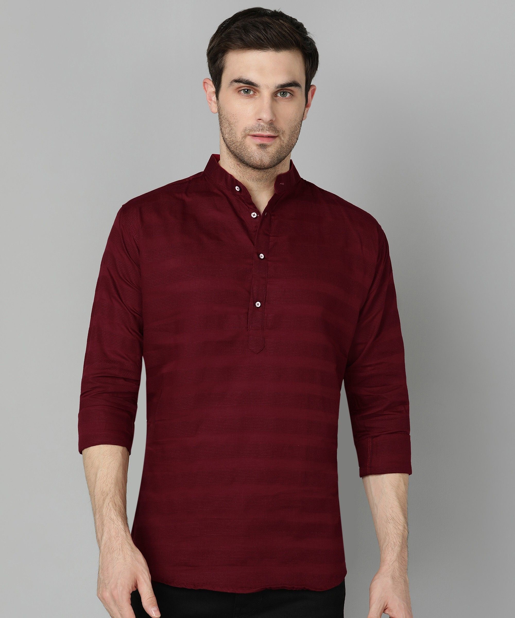fubar Men Printed Cotton Blend Straight Kurta-picture-18