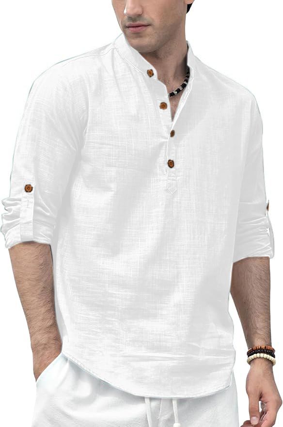 folgen Solid Cotton Blend Straight Kurta for Men-picture-46