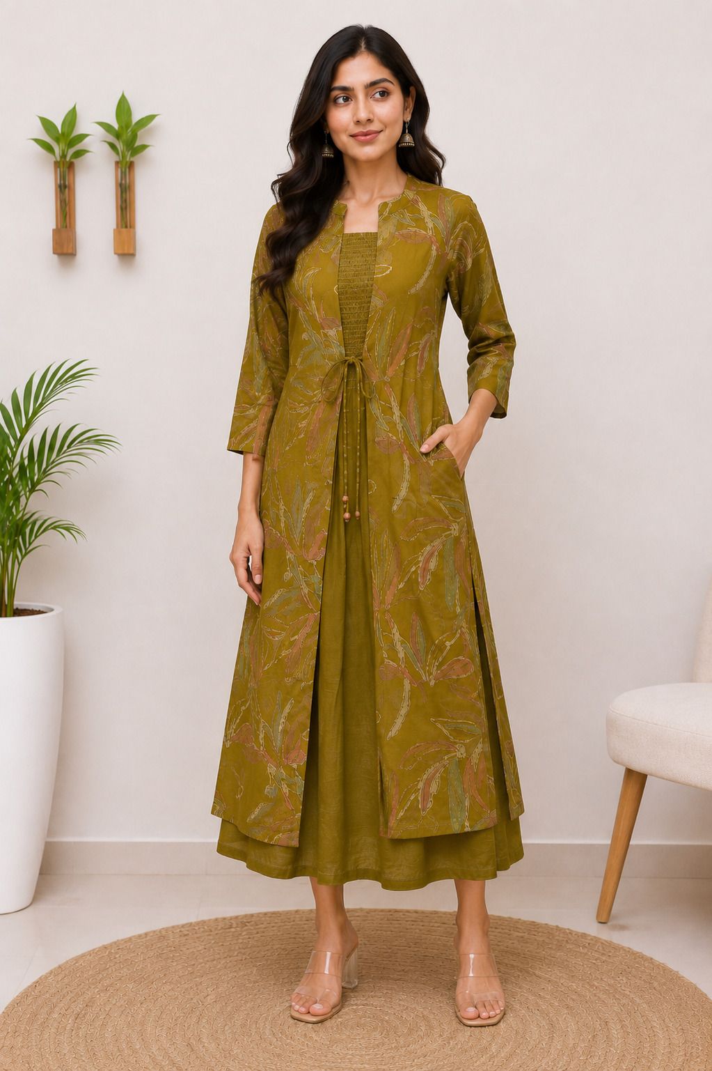 y k fashion hub Printed Cotton Blend Straight Kurta for Women-picture-10