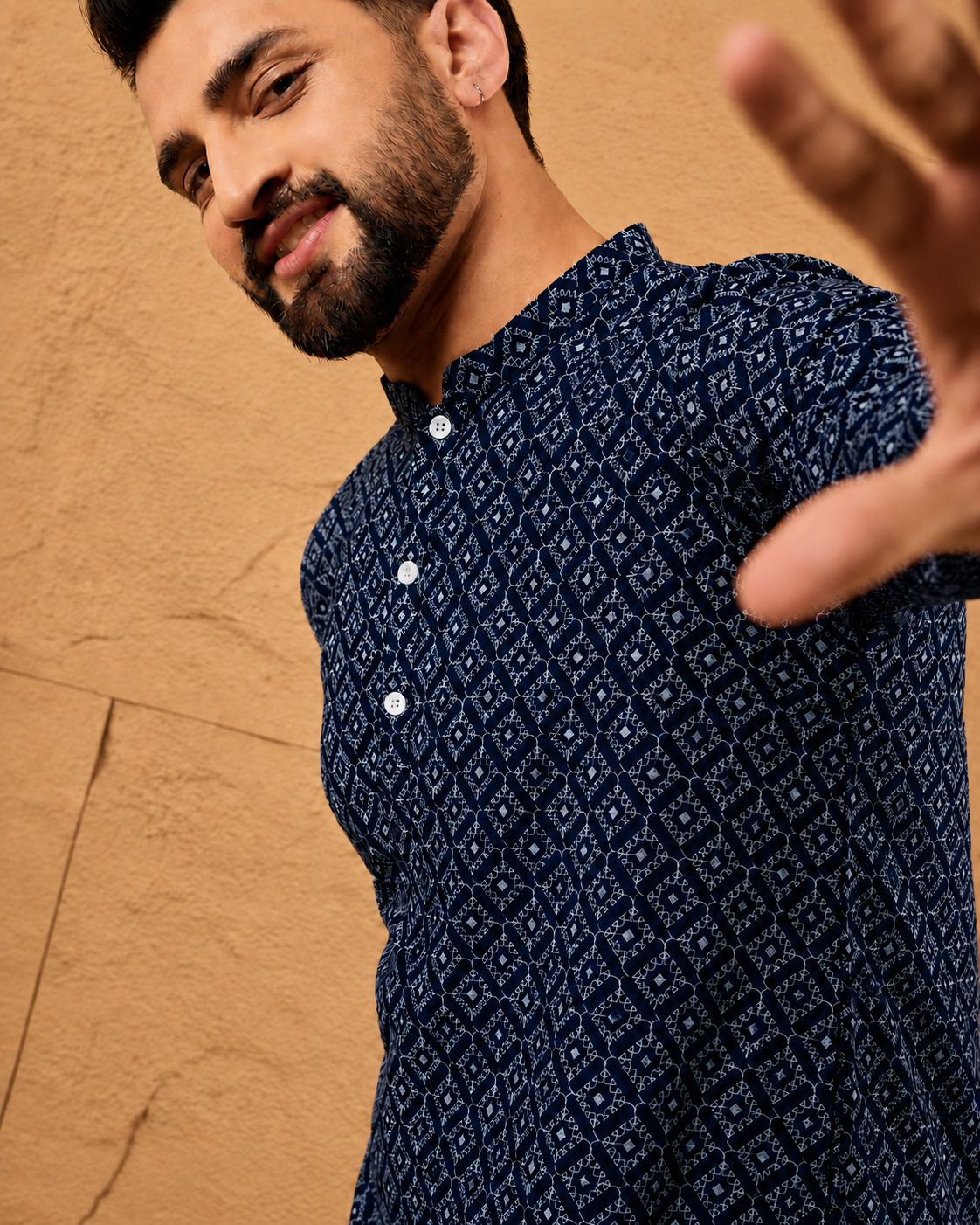 cellux Men Cotton Rayon Kurta Pyjama Set-picture-25