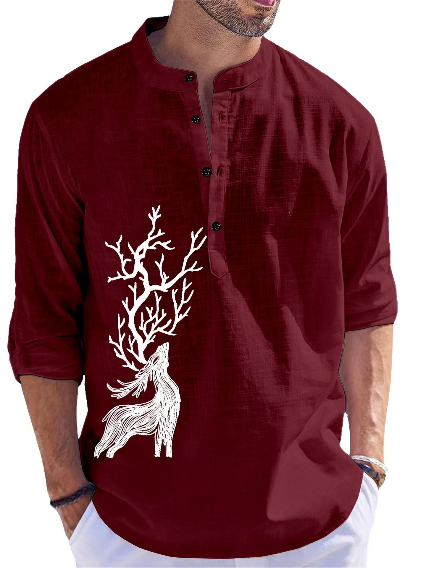 limro Solid Cotton Blend Straight Kurta for Men-picture-10