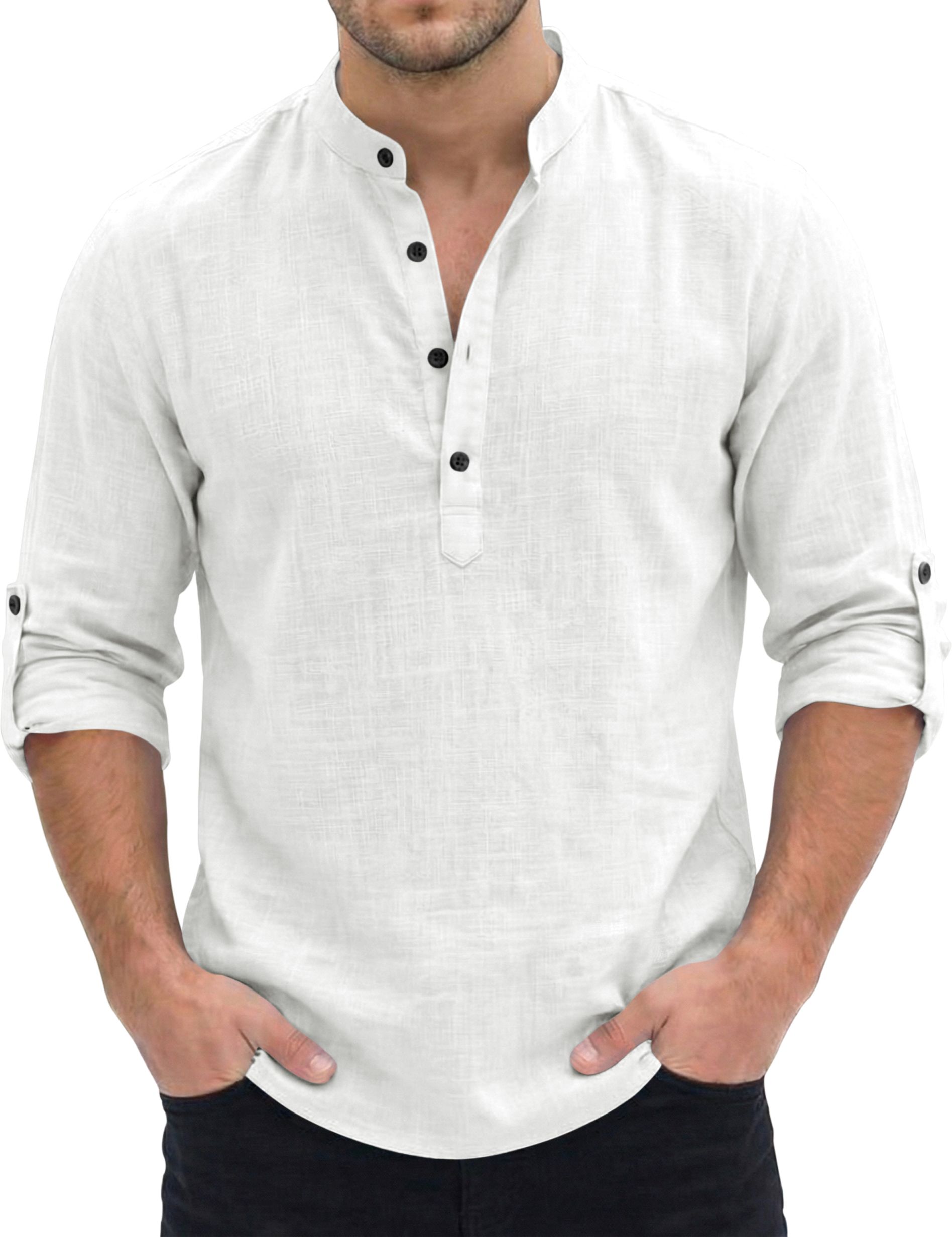 bellstone Men Solid Cotton Blend Straight Kurta-picture-12