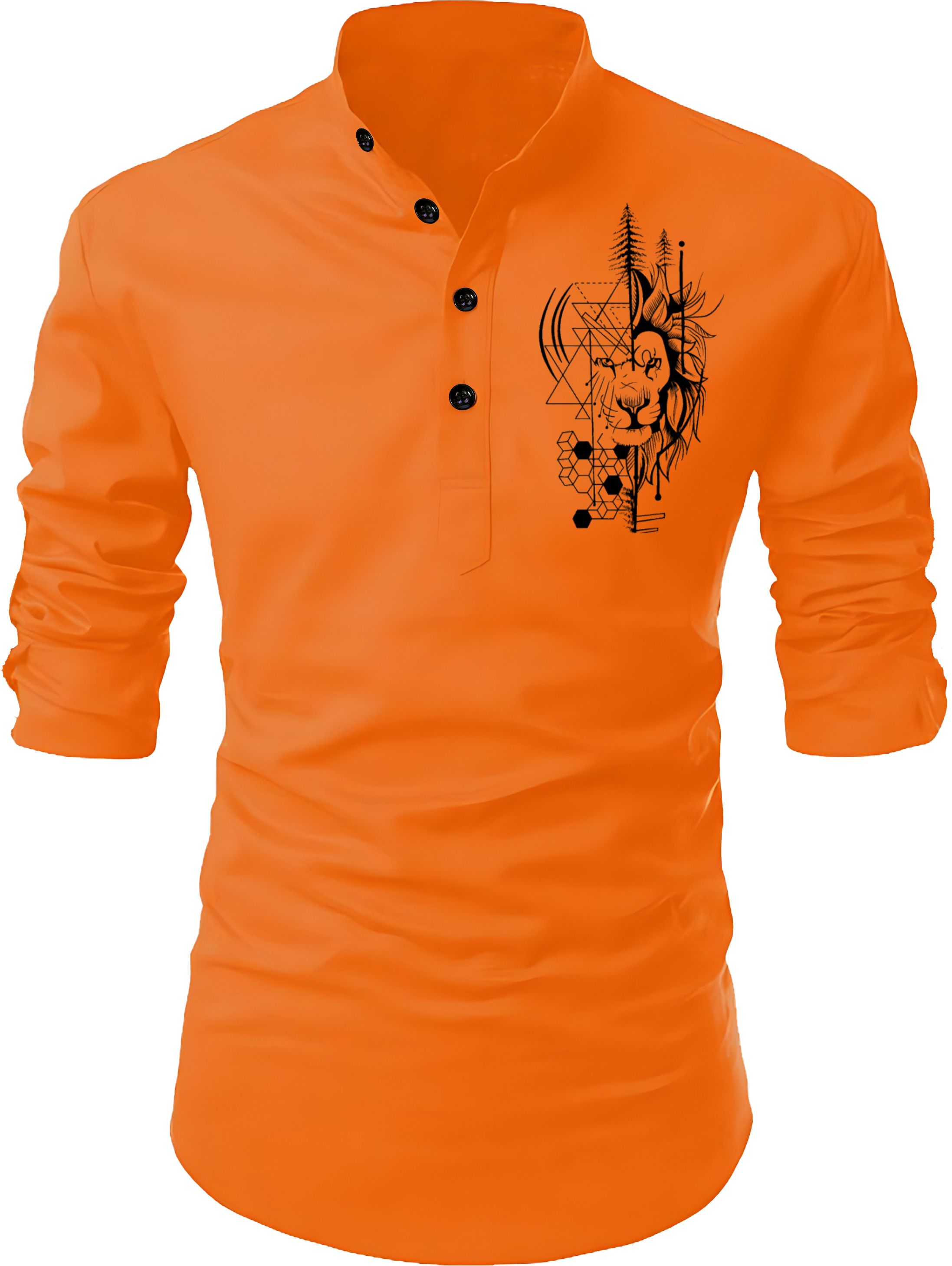 limro Men Printed Cotton Blend Straight Kurta-picture-21