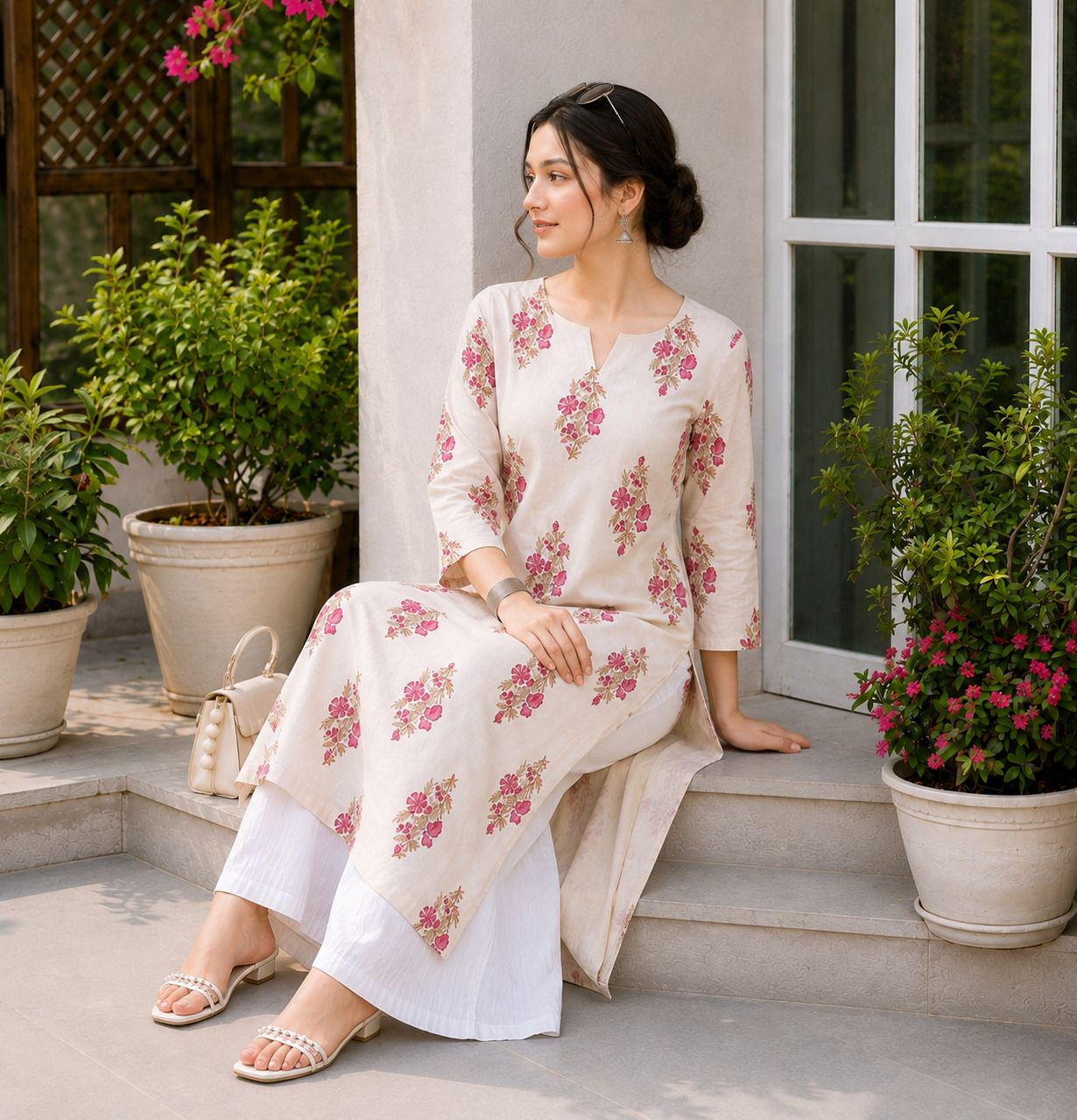 Printed Viscose Rayon Straight Kurta for Women-image-39