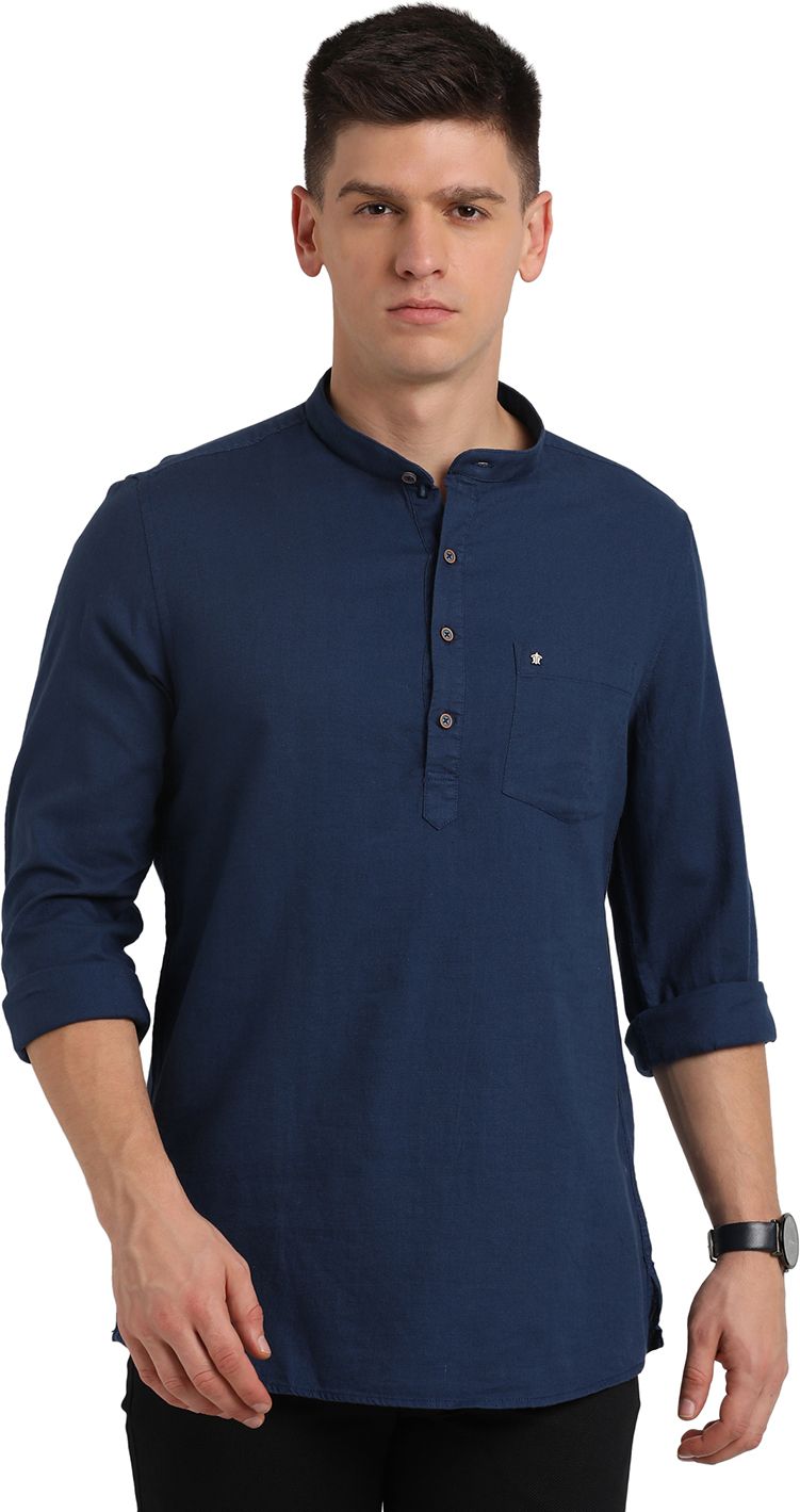 turtle Solid Pure Cotton Straight Kurta for Men-picture-11