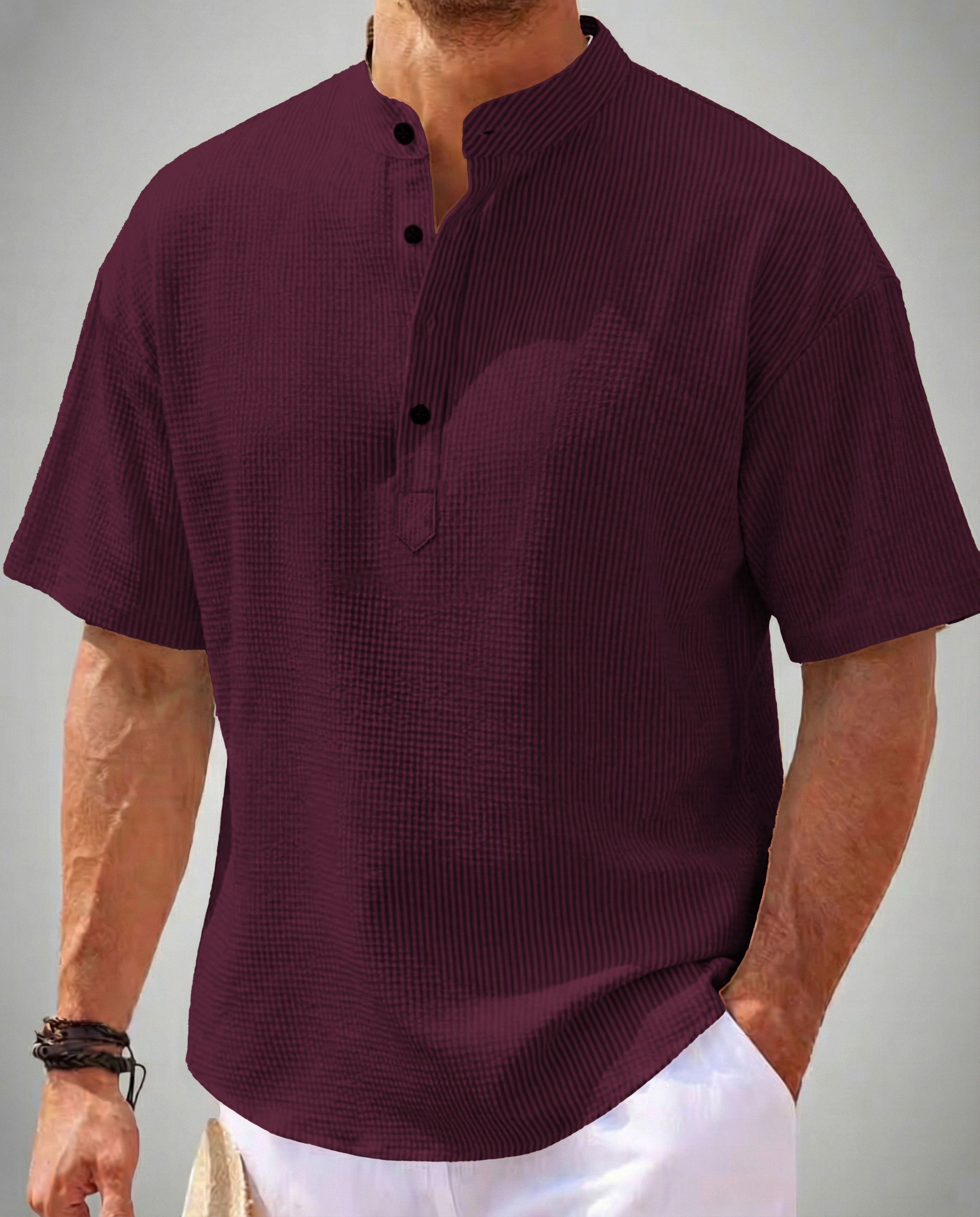 nook Men Solid Cotton Blend Straight Kurta-picture-27