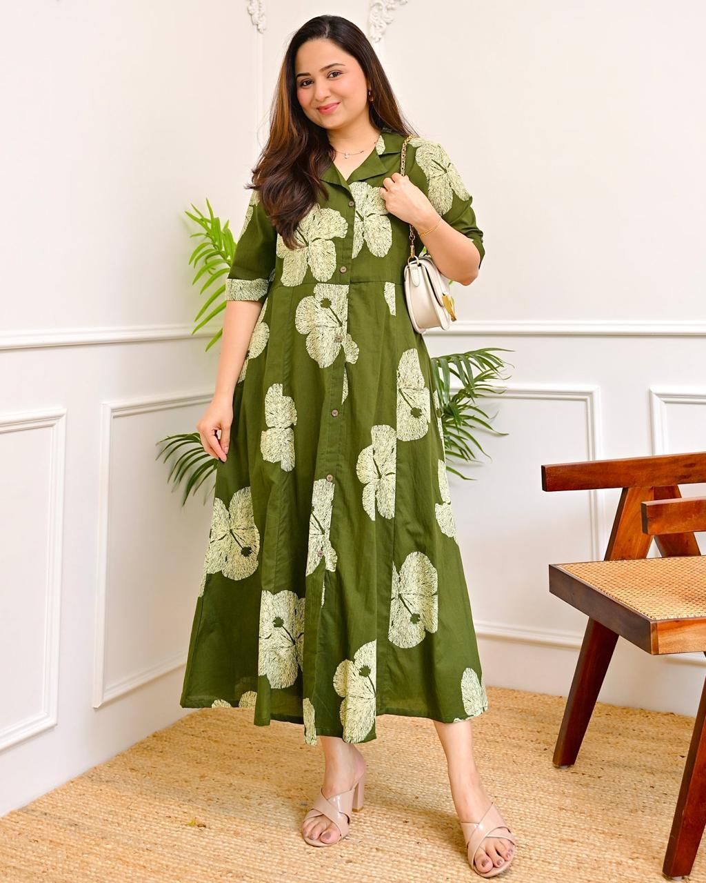 priya creation Women Printed Viscose Rayon A-line Kurta-picture-11