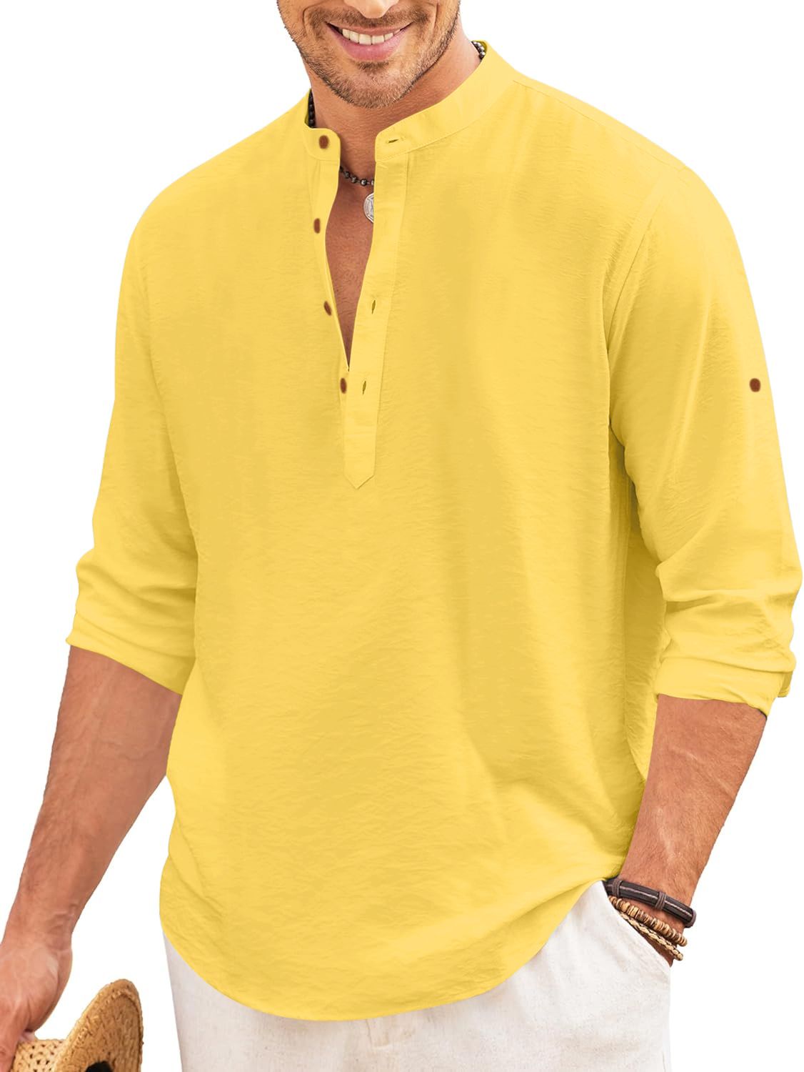 macsivo Solid Cotton Blend Straight Kurta for Men-picture-42