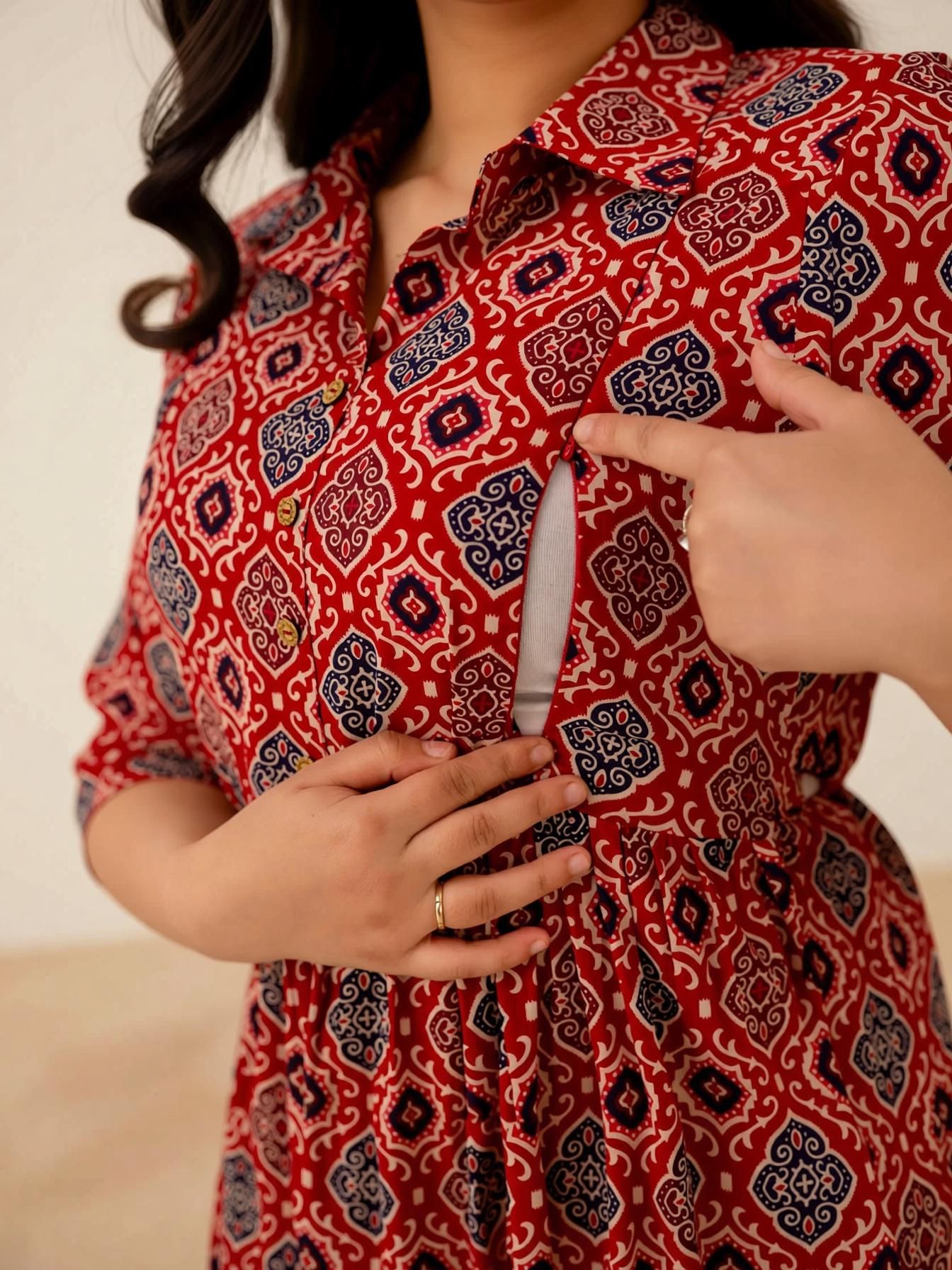 bhatras Women Printed Viscose Rayon Anarkali Kurta-picture-10