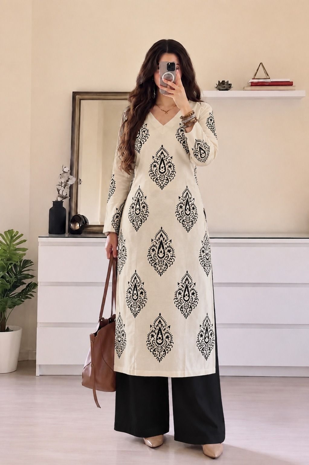 Printed Pure Cotton Straight Kurta for Women-image-43