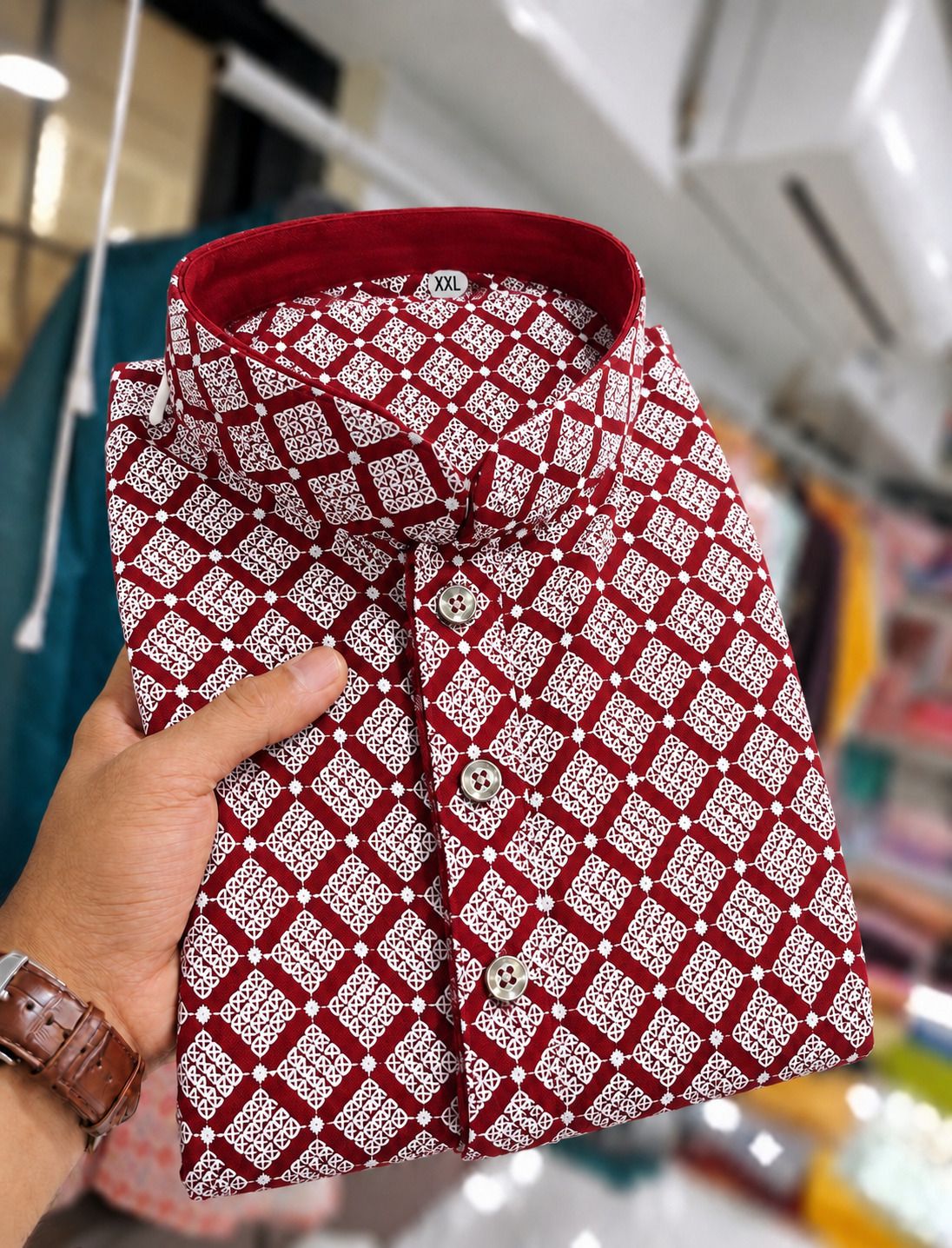 triguna Chikan Embroidery Viscose Rayon Straight Kurta for Men-picture-19