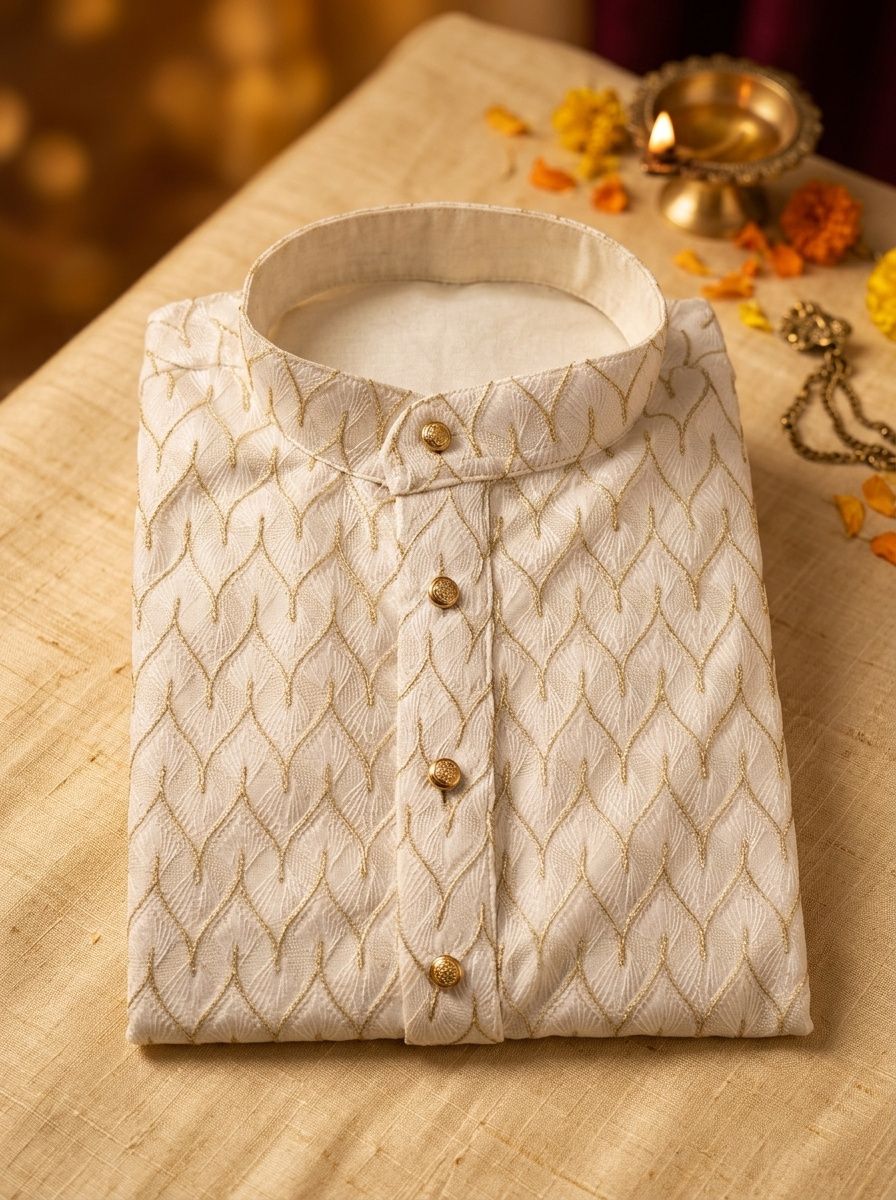 bdivine Men Cotton Rayon Kurta Pyjama Set-picture-34