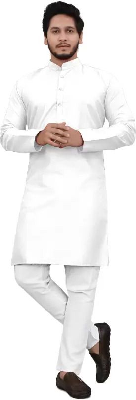 mbf66 Men Cotton Blend Kurta Pyjama Set-picture-15