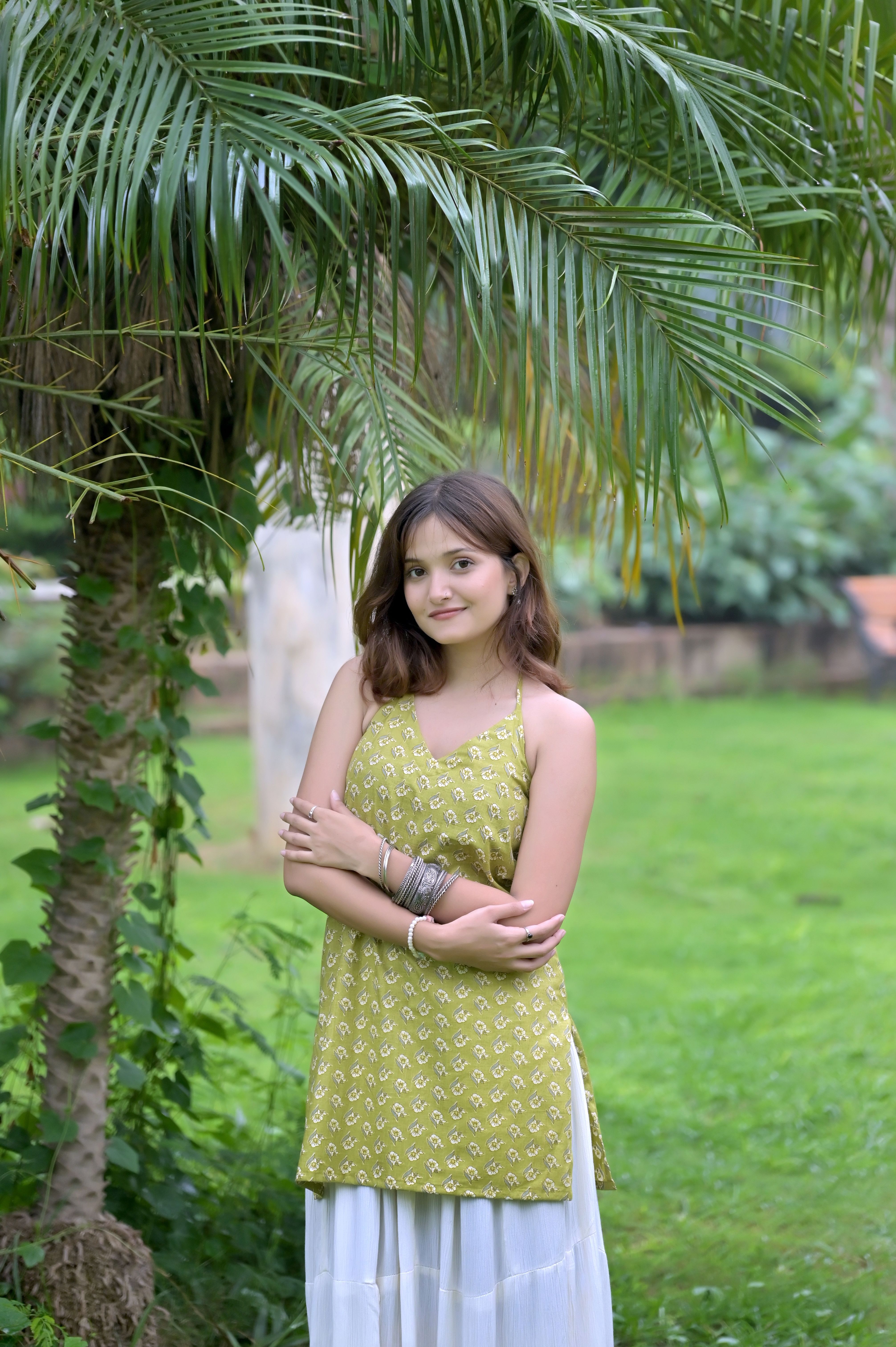 Printed Cotton Blend Straight Kurta for Women-image-27