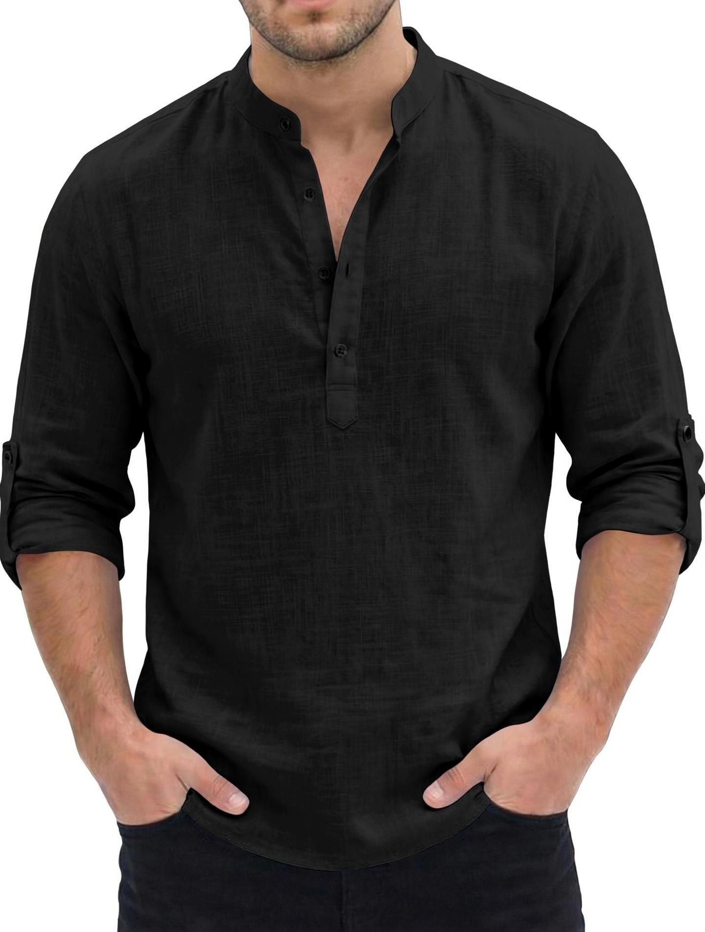 bellstone Solid Cotton Blend Straight Kurta for Men-picture-17