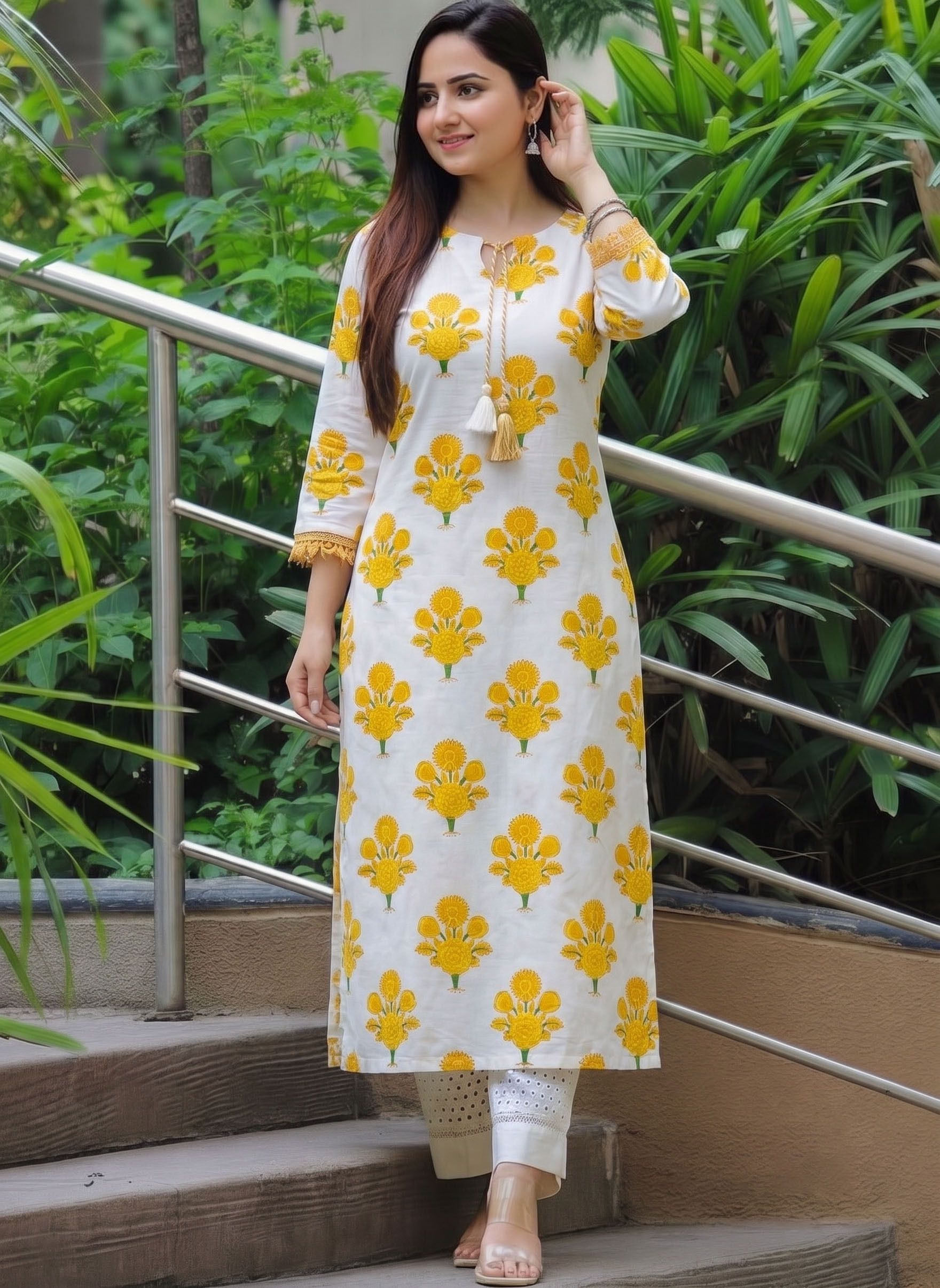 sa rasa Printed Viscose Rayon Straight Kurta for Women-picture-18
