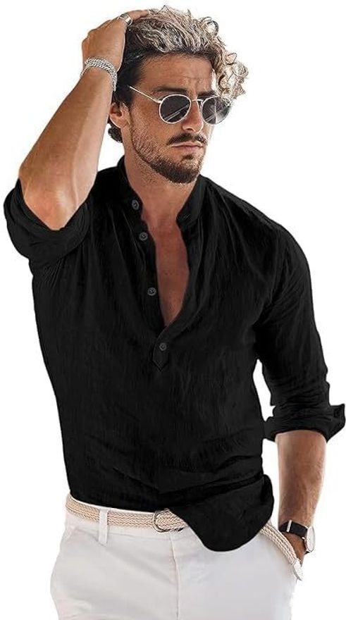 Solid Pure Cotton Straight Kurta for Men-image-23