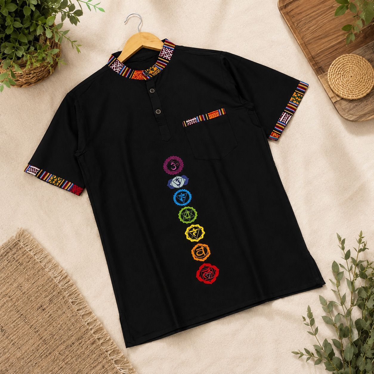 beladiya fashion Printed Khadi Cotton A-line Kurta for Men-picture-48