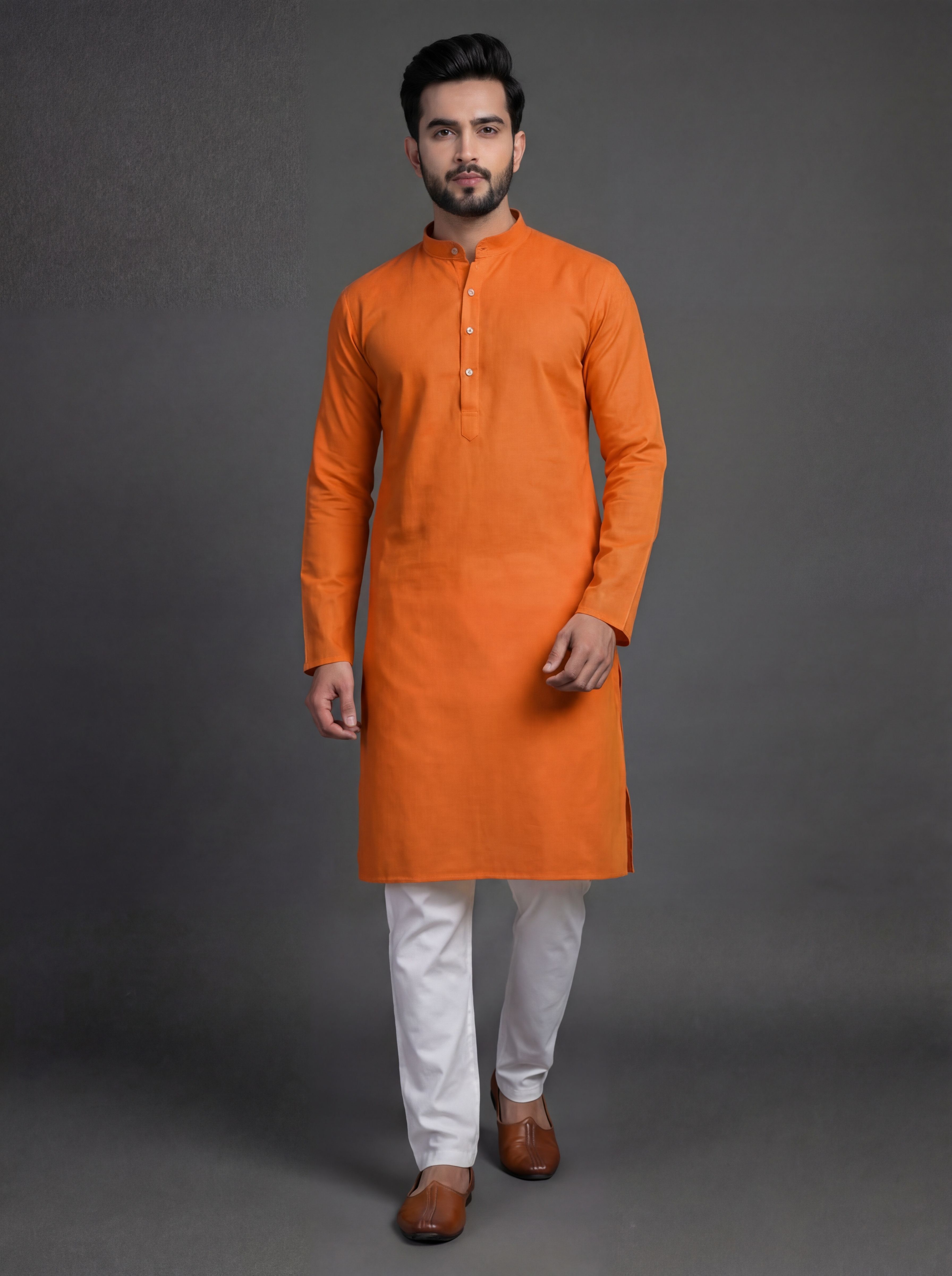 tibra collection Men Cotton Blend Kurta Pyjama Set-picture-10