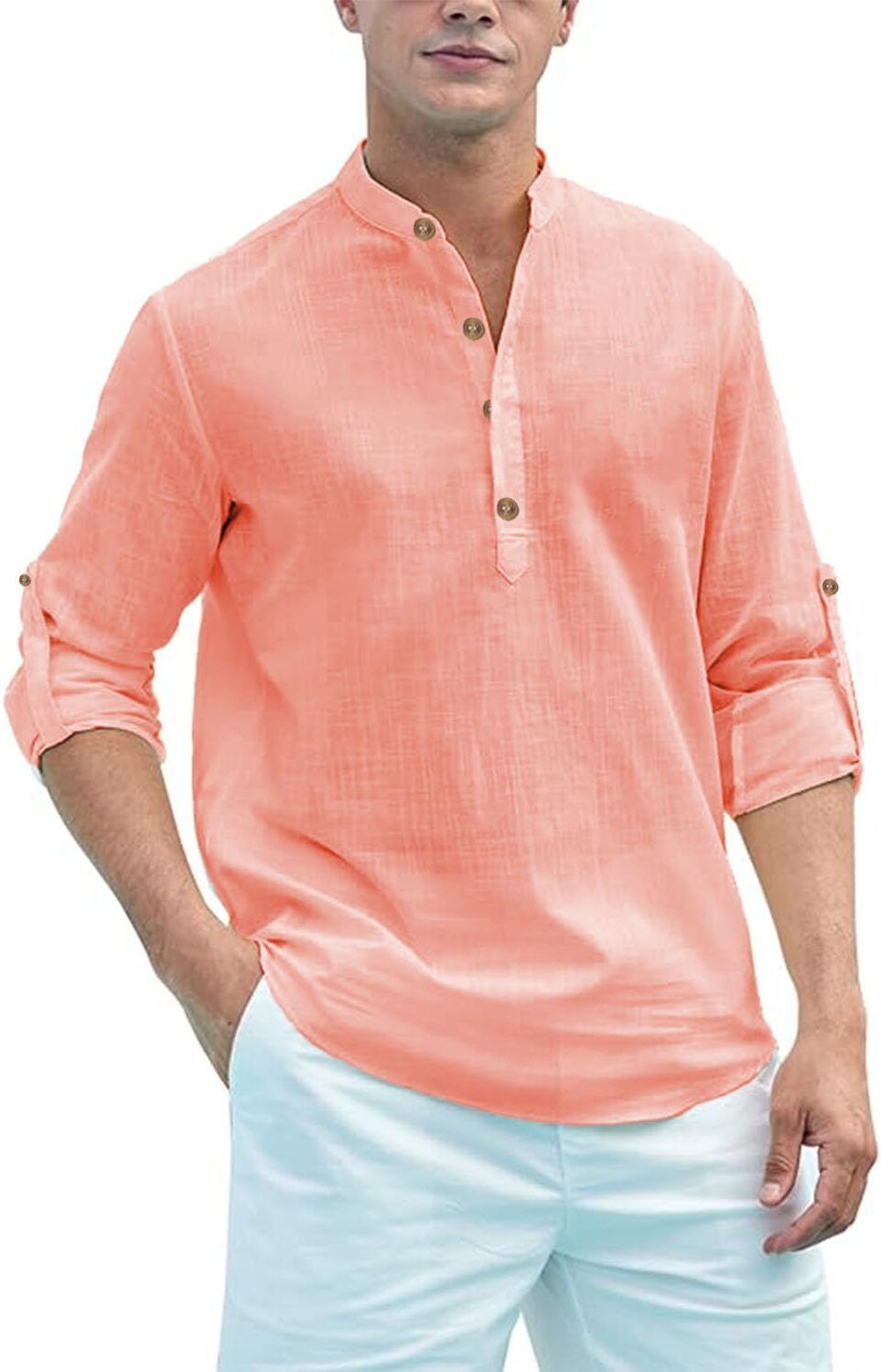 Solid Pure Cotton Straight Kurta for Men-image-16