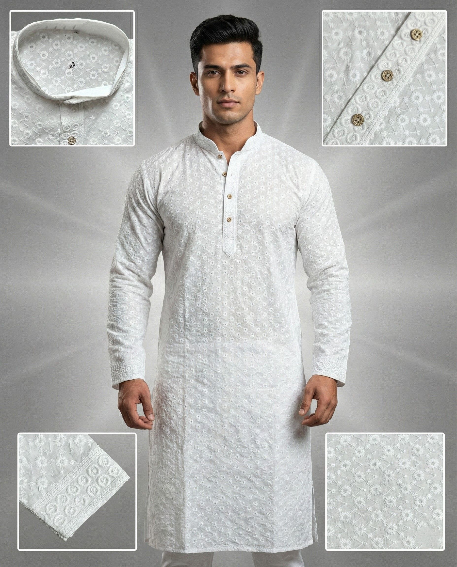 jilani traders Men Viscose Rayon Kurta Pyjama Set-picture-29