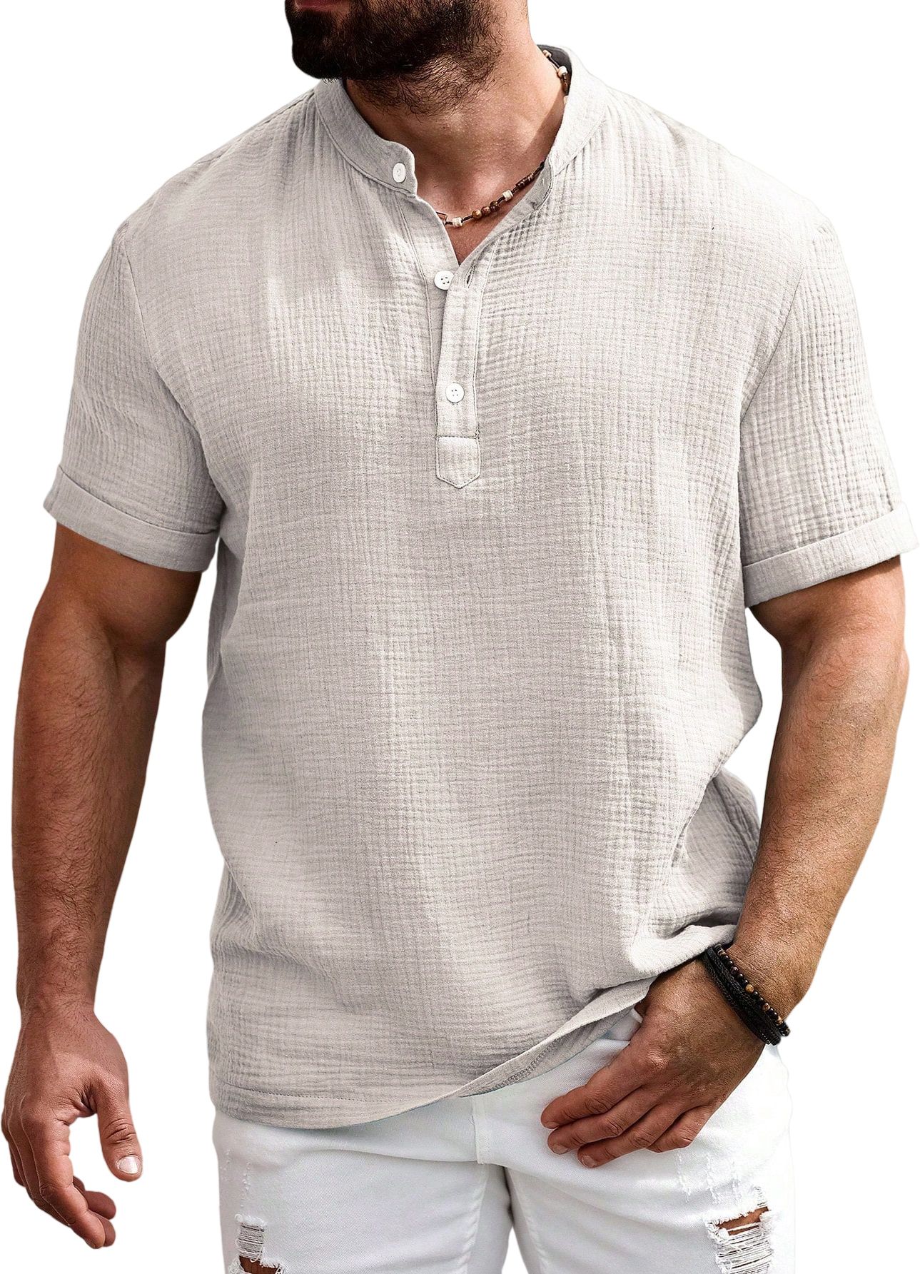 shopyclick Self Design Cotton Blend Straight Kurta for Men-picture-29