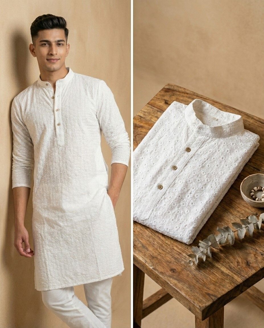 jilani traders Men Viscose Rayon Kurta Pyjama Set-picture-44