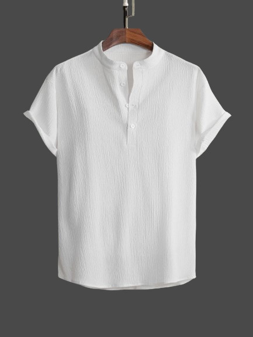 Solid Polyester Straight Kurta for Men-image-39
