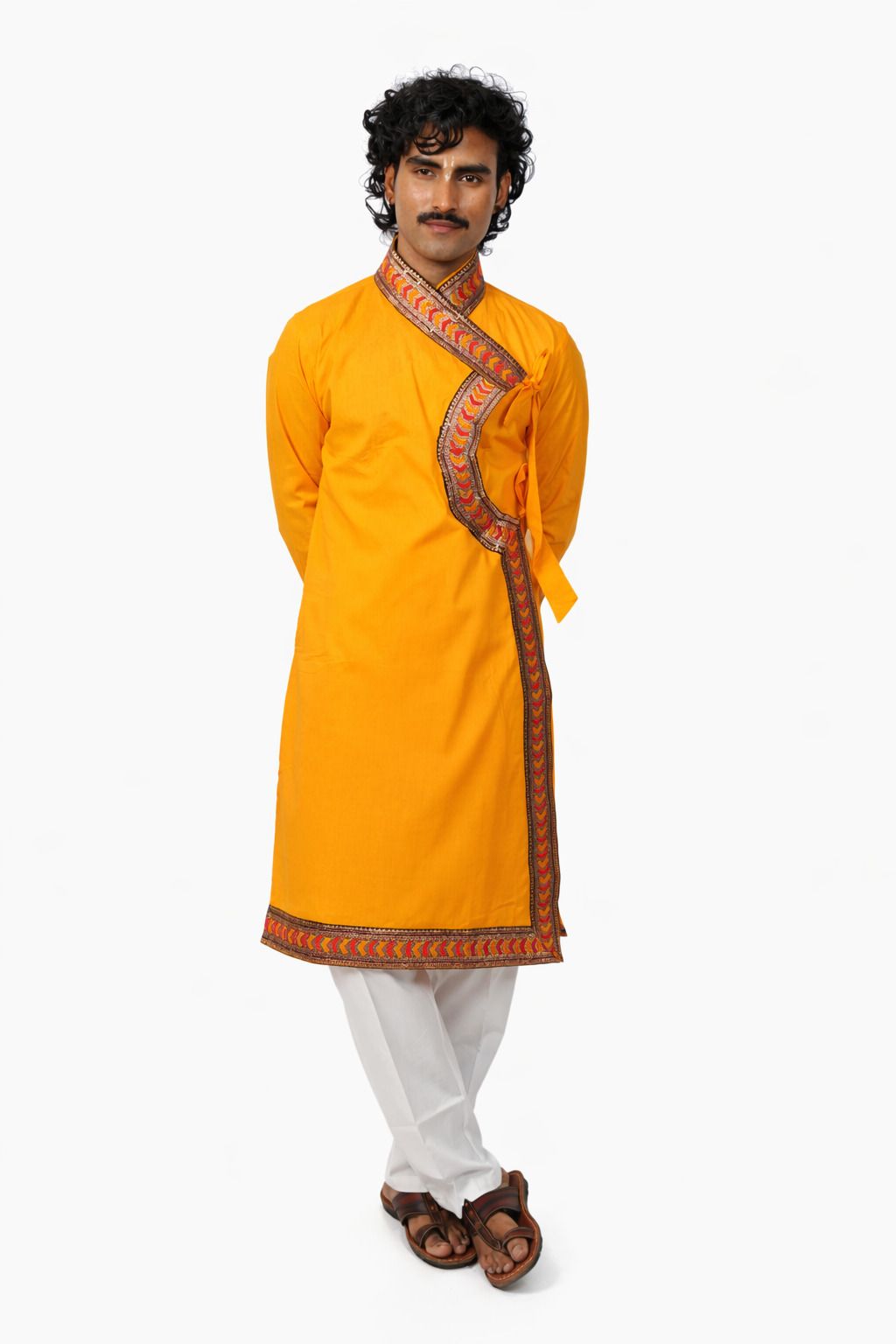 dharniya Embroidered Pure Cotton Ethnic Dress Kurta for Men-picture-39