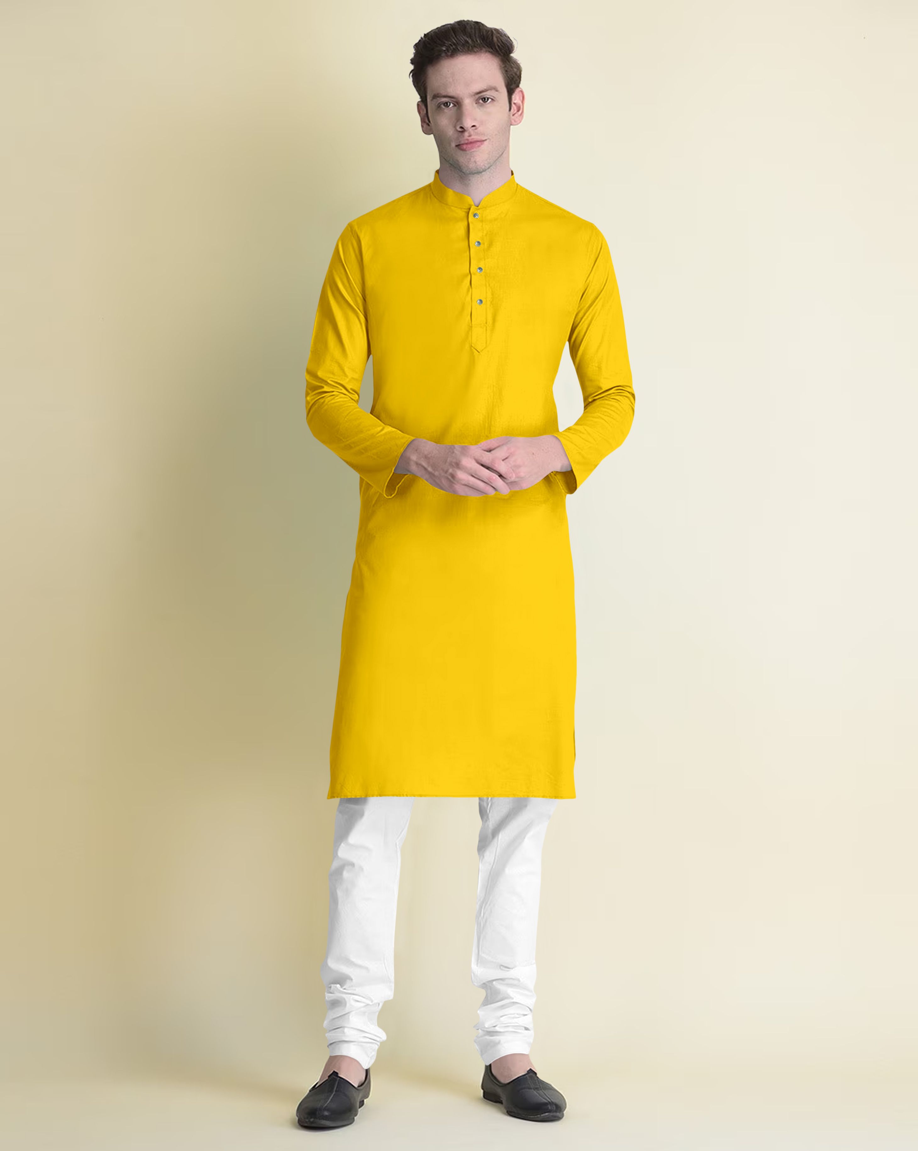 Men Pure Cotton Kurta Pyjama Set-image-8