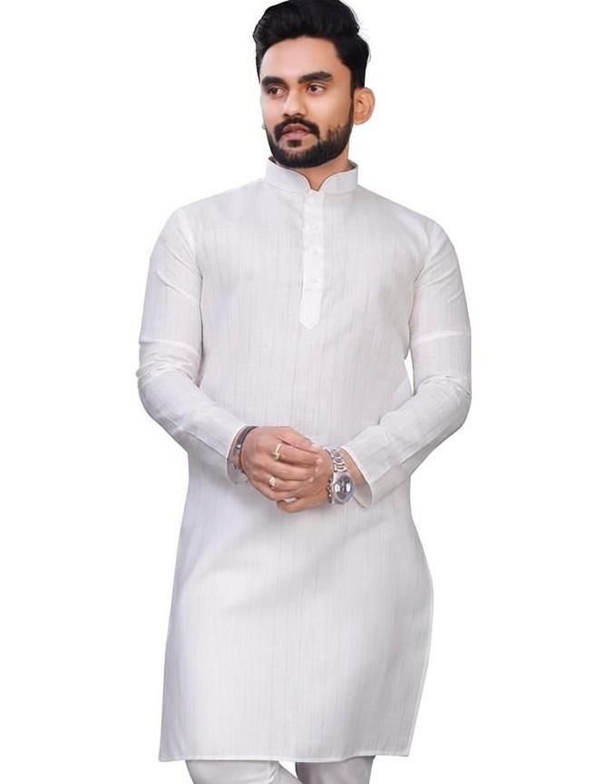 quinlan Striped Cotton Blend Straight Kurta for Men-picture-17