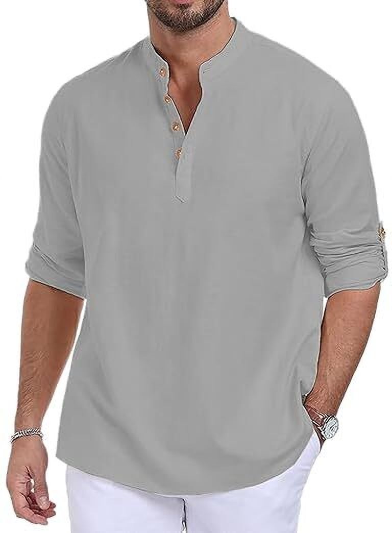 amritenterprise Solid Cotton Blend Straight Kurta for Men-picture-12
